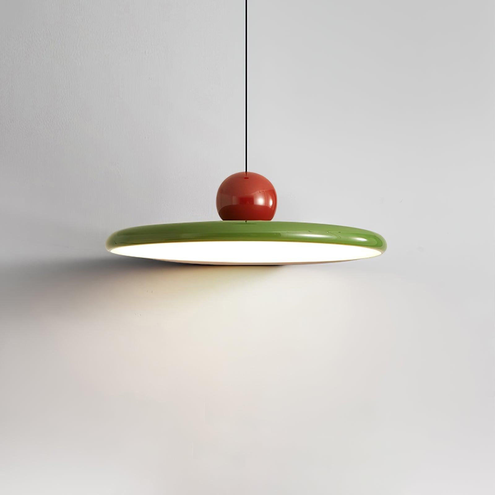 Lustra Pendant Lamp Swag Green and Red - Letslighting