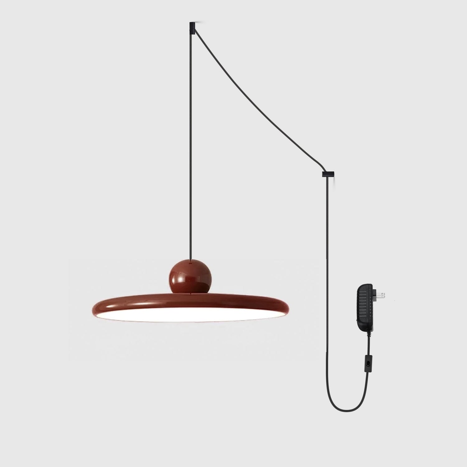 Lustra Pendant Lamp Swag Green and Red - Letslighting