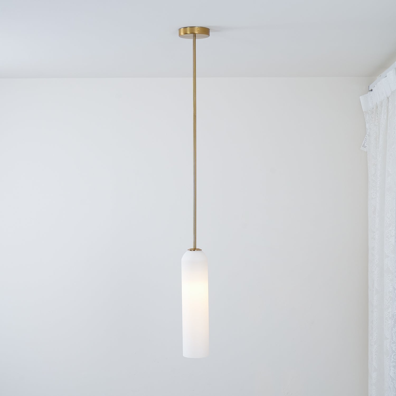 Valentina Long Tube Glass Pendant Light