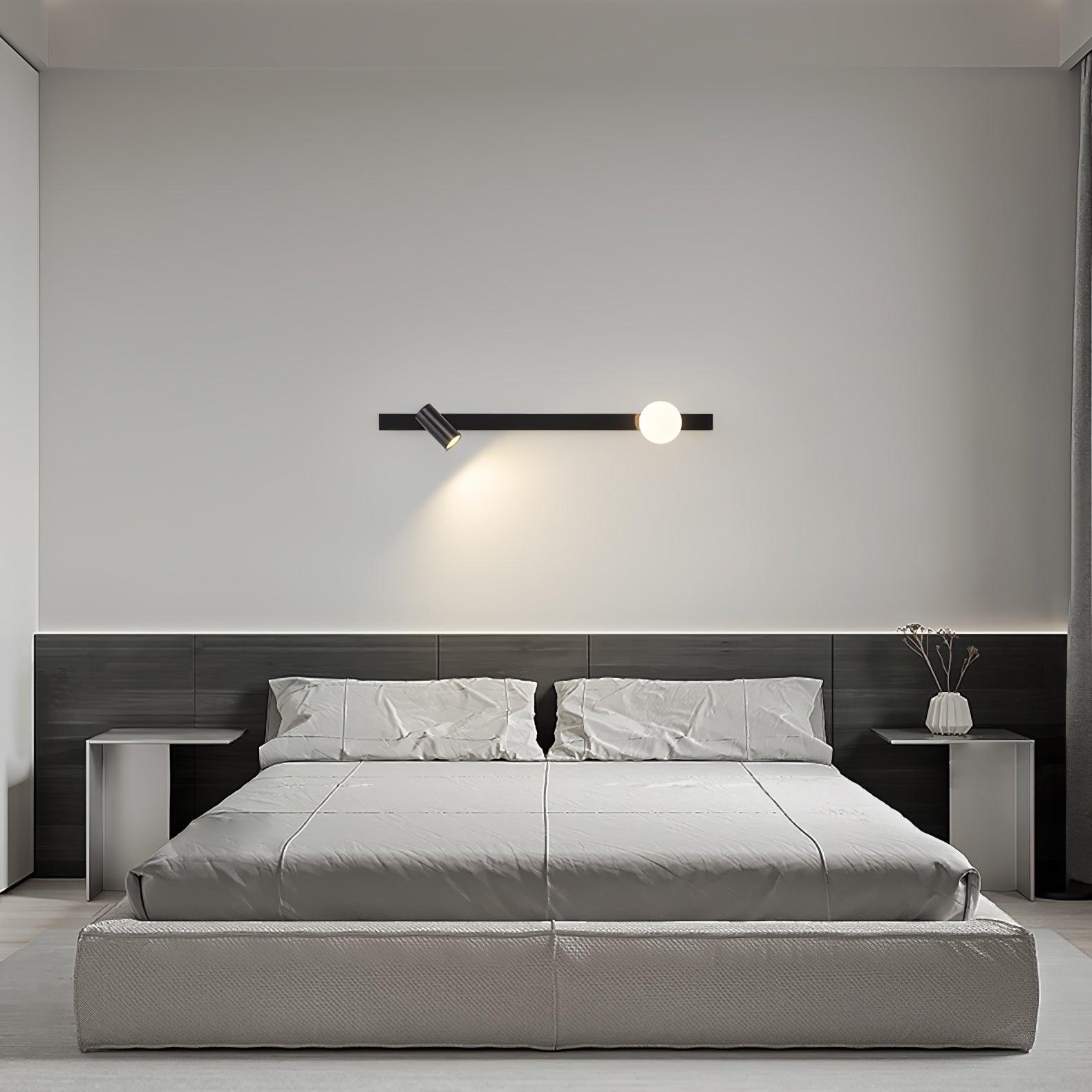 Elarise Brass Glass Minimalist Wall Light - Letslighting