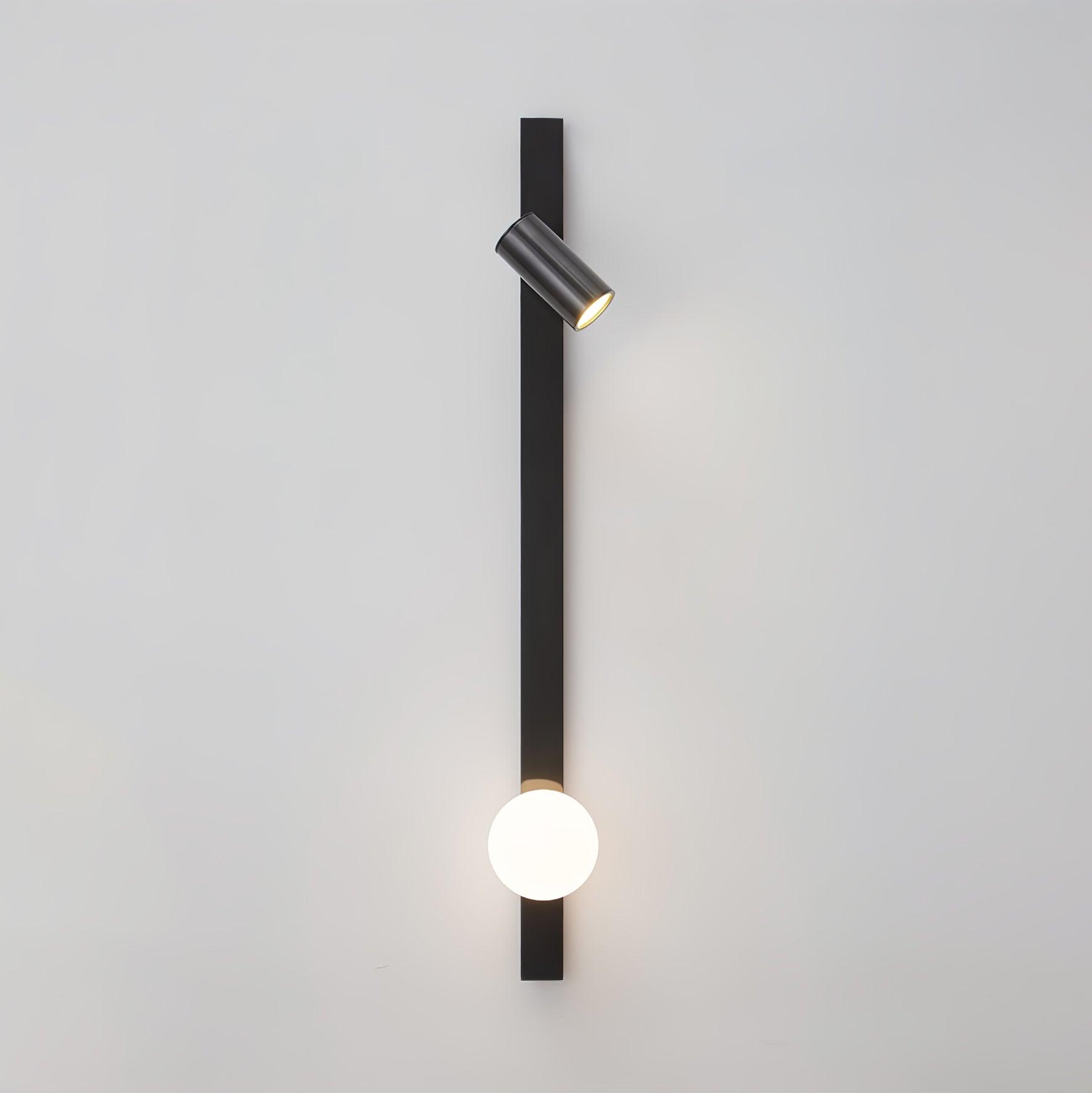 Elarise Brass Glass Minimalist Wall Light - Letslighting