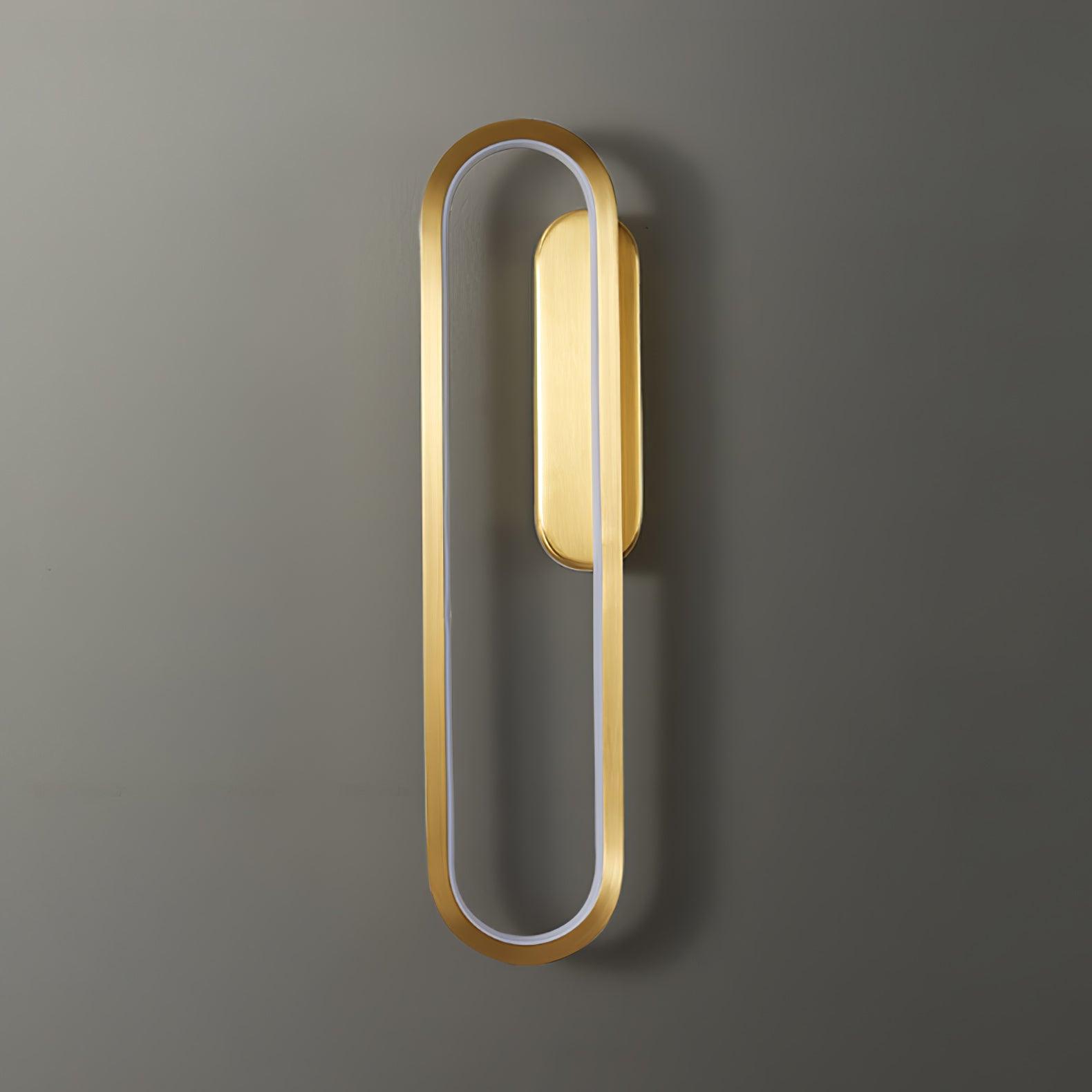 Mirage Classic Long Ova Brass Wall Lamp - Letslighting