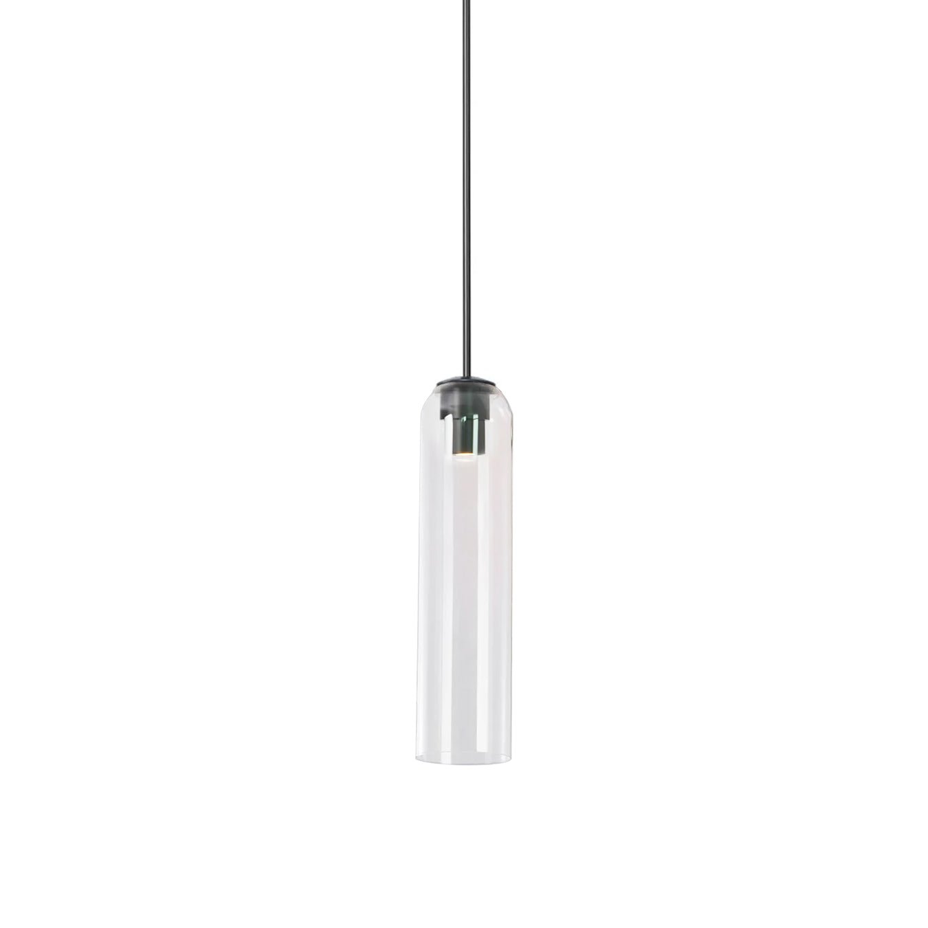 Valentina Long Tube Glass Pendant Light
