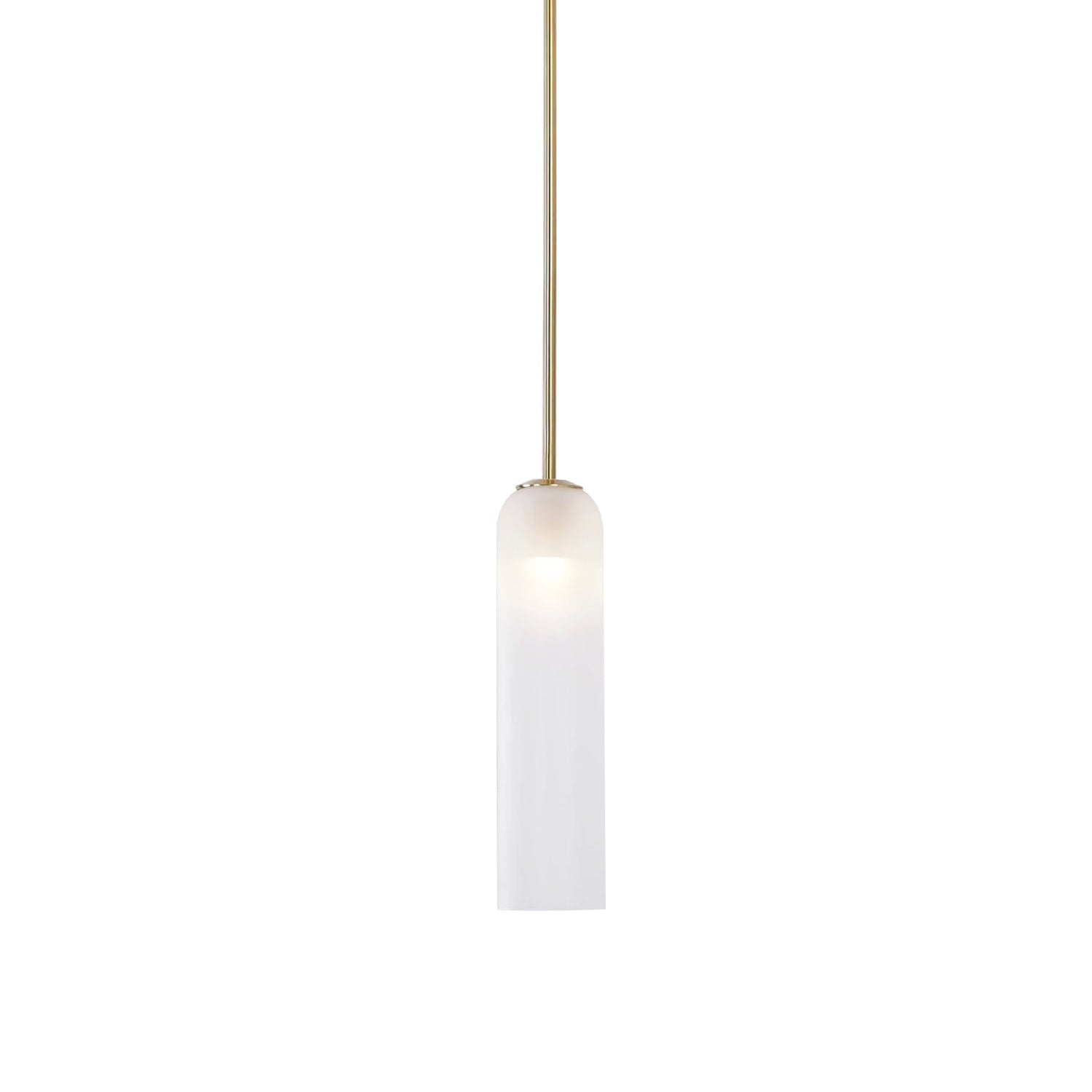 Valentina Long Tube Glass Pendant Light