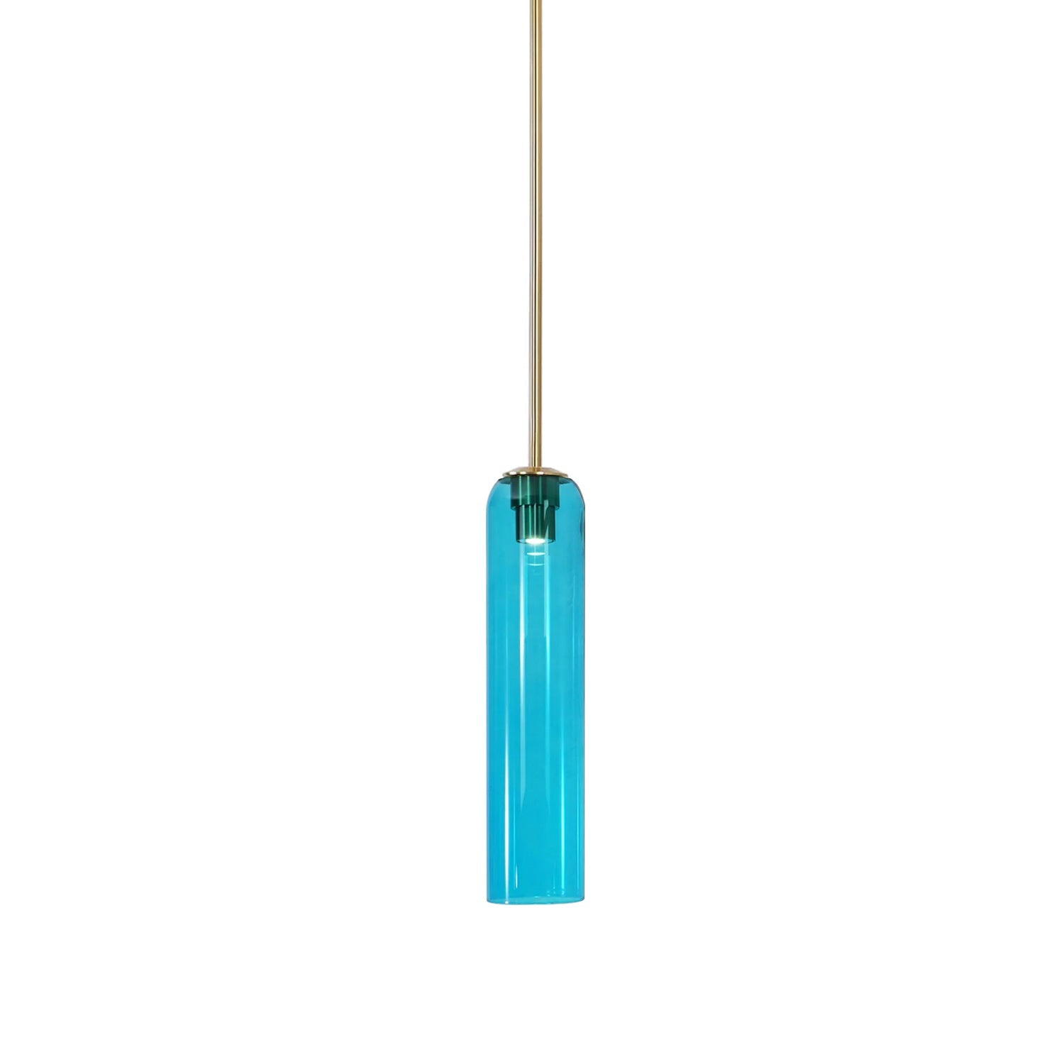 Valentina Long Tube Glass Pendant Light
