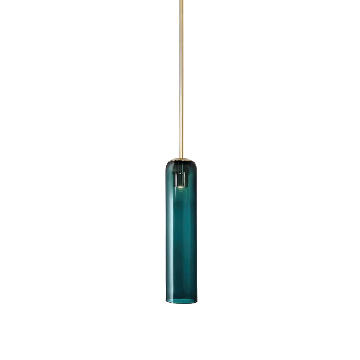 Valentina Long Tube Glass Pendant Light