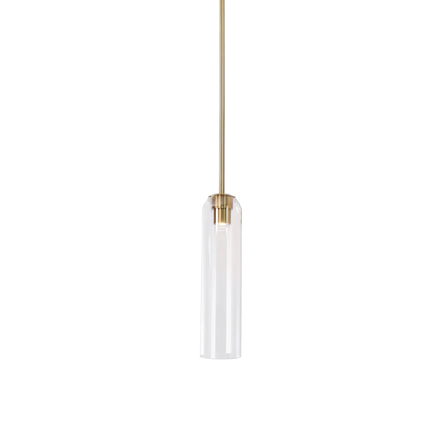 Valentina Long Tube Glass Pendant Light