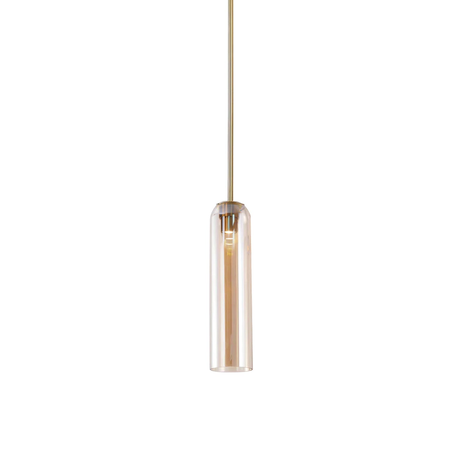 Valentina Long Tube Glass Pendant Light