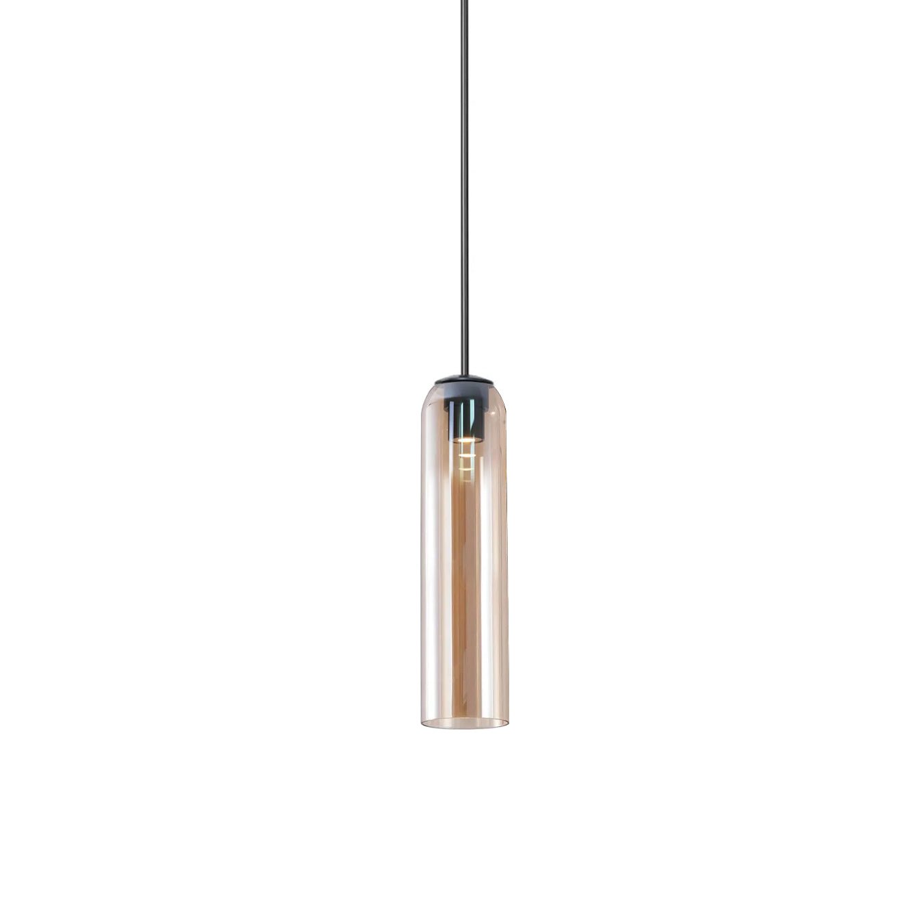 Valentina Long Tube Glass Pendant Light