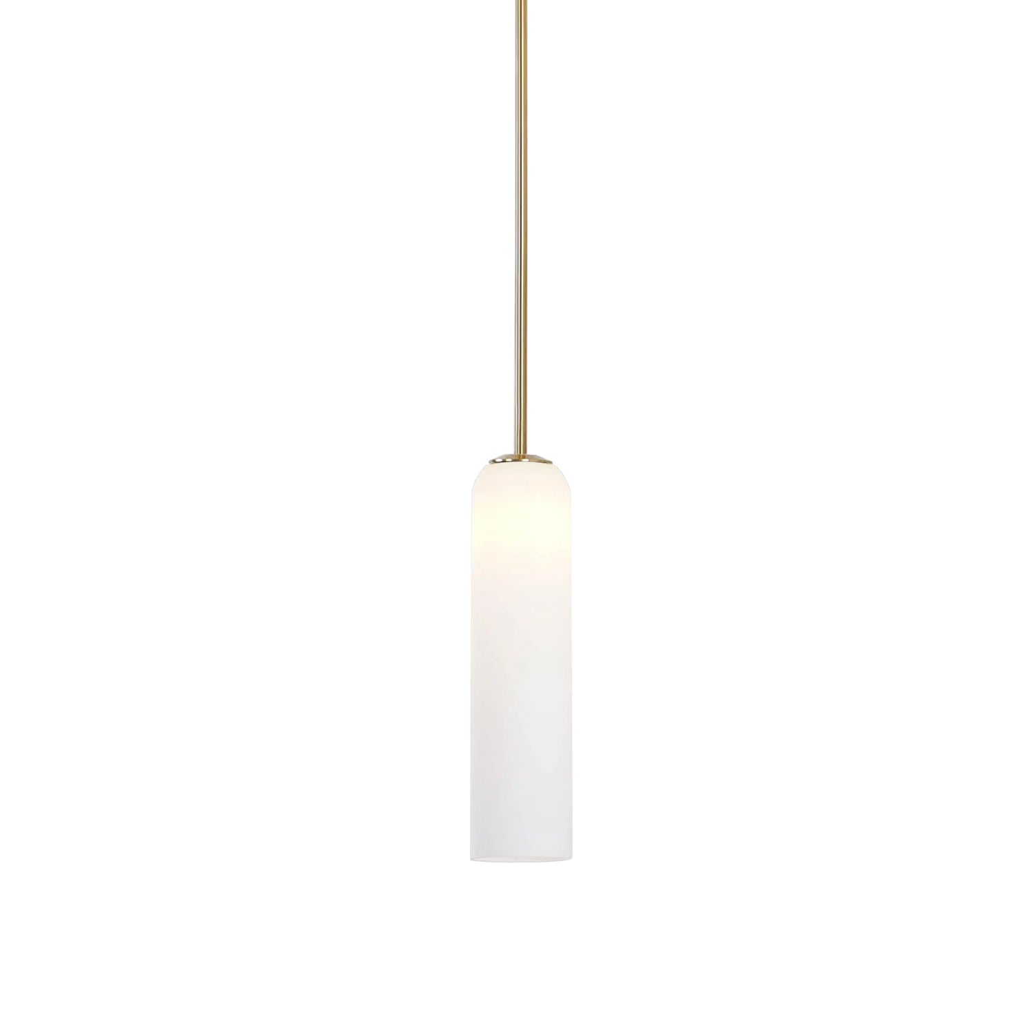 Valentina Long Tube Glass Pendant Light