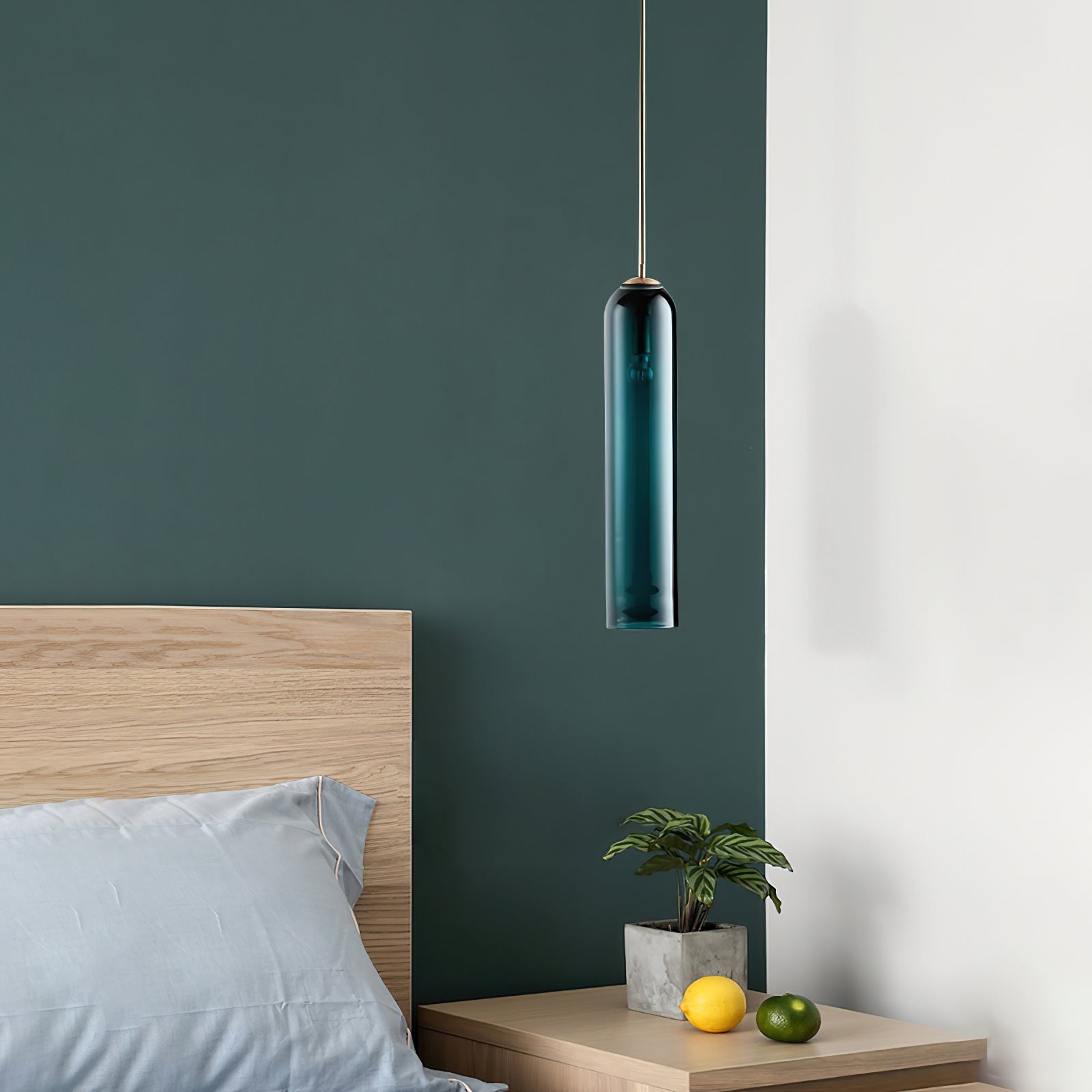 Valentina Long Tube Glass Pendant Light