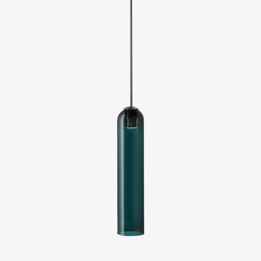 Valentina Long Tube Glass Pendant Light