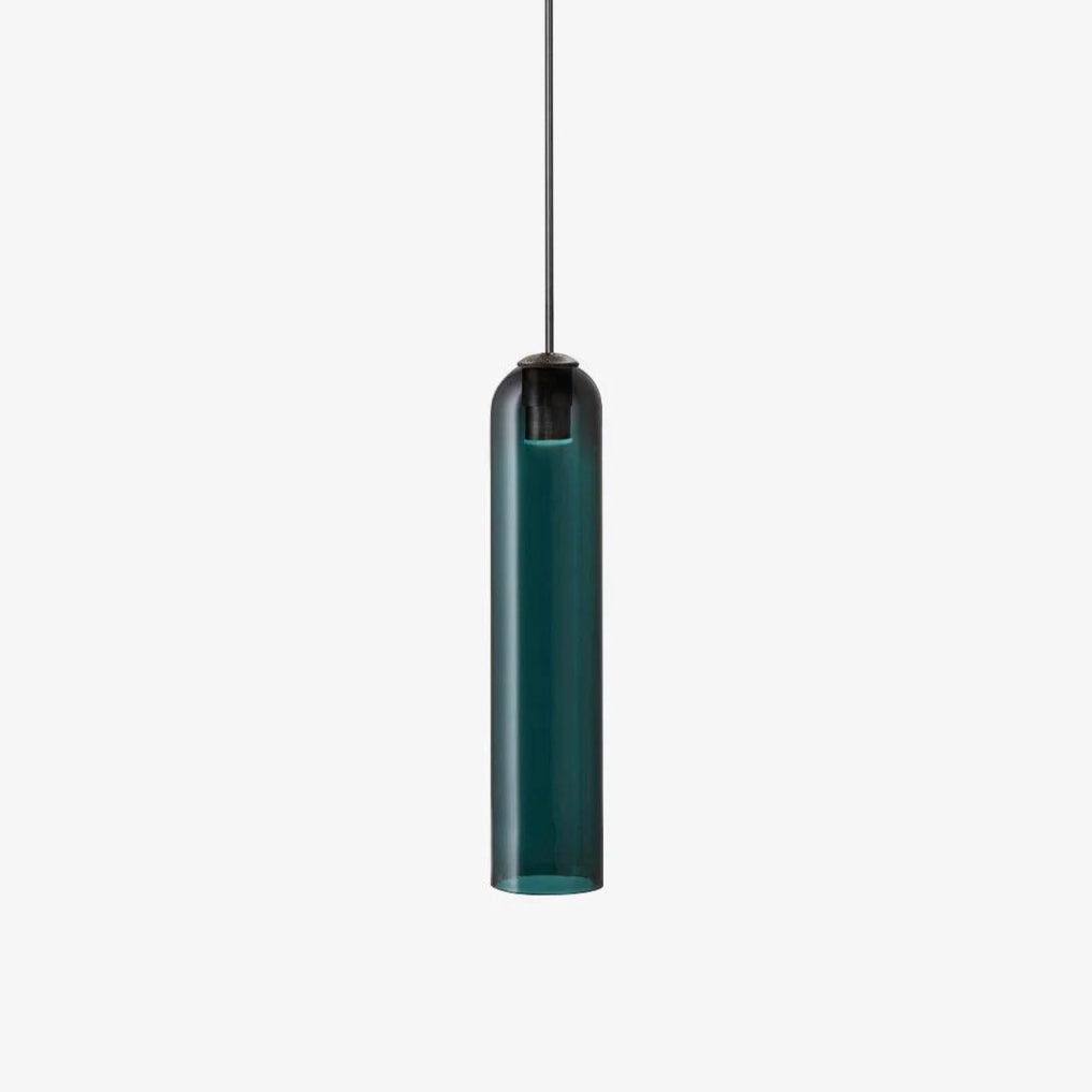 Valentina Long Tube Glass Pendant Light