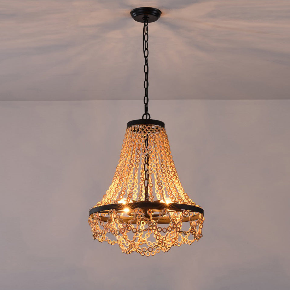 Vevyniel Postmodern Luxury Wooden Chandelier - Letslighting