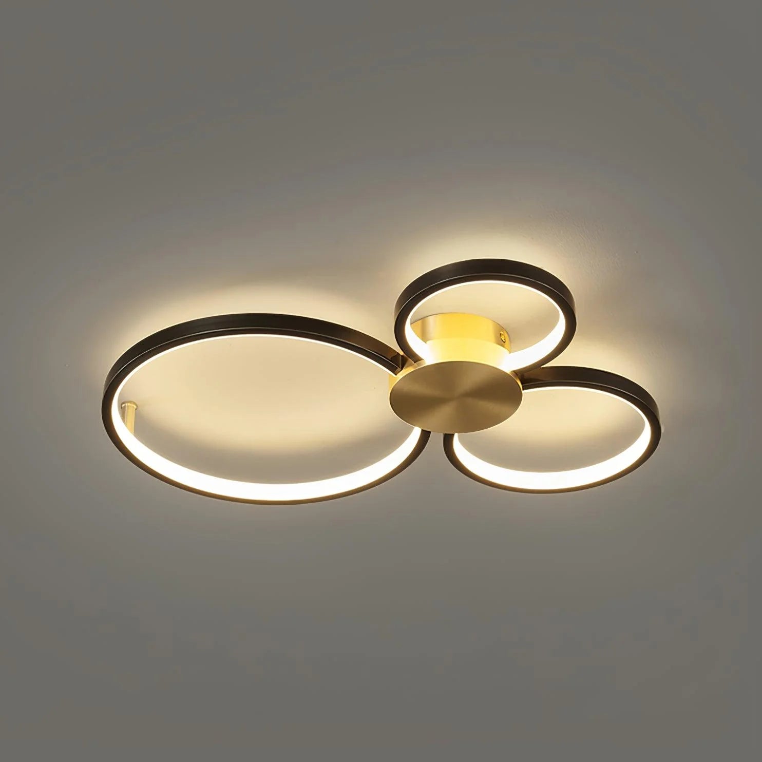 Rick Modern LED Loop Metal Ceiling Light Living Room Bedroom - Letslighting