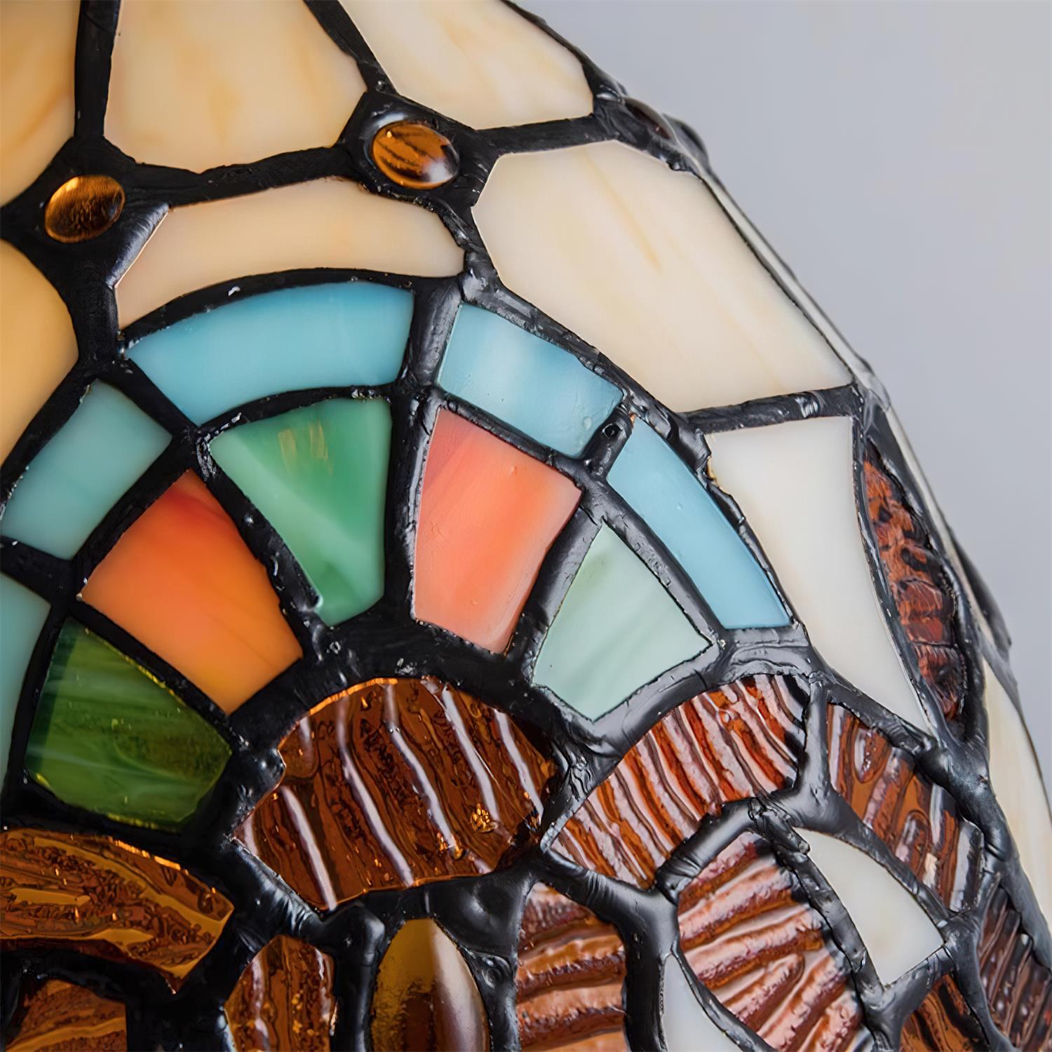 Tiffany Mosaic-like Glass Pendant Light - Letslighting