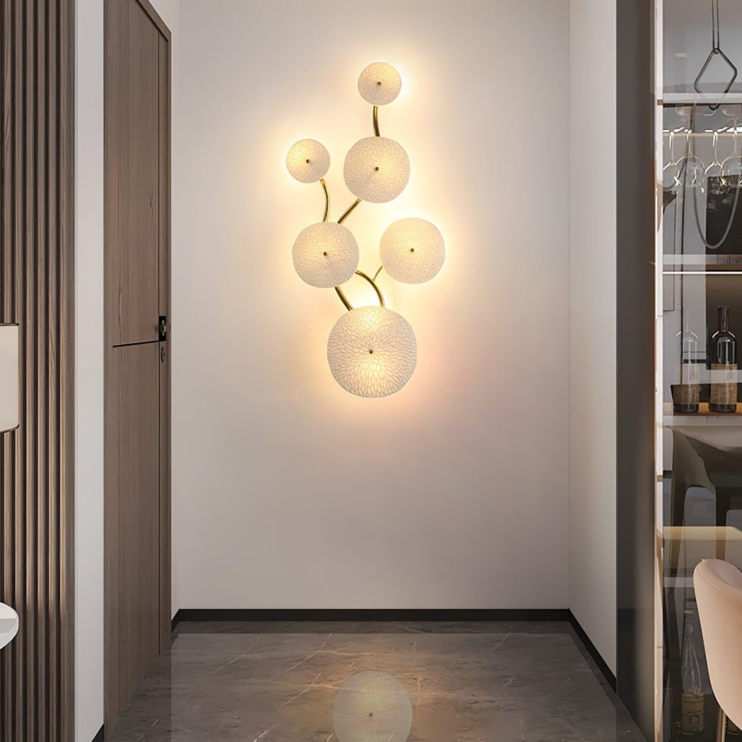 Jesse Elegance Nordic Art Petal Wall Lamp - Letslighting
