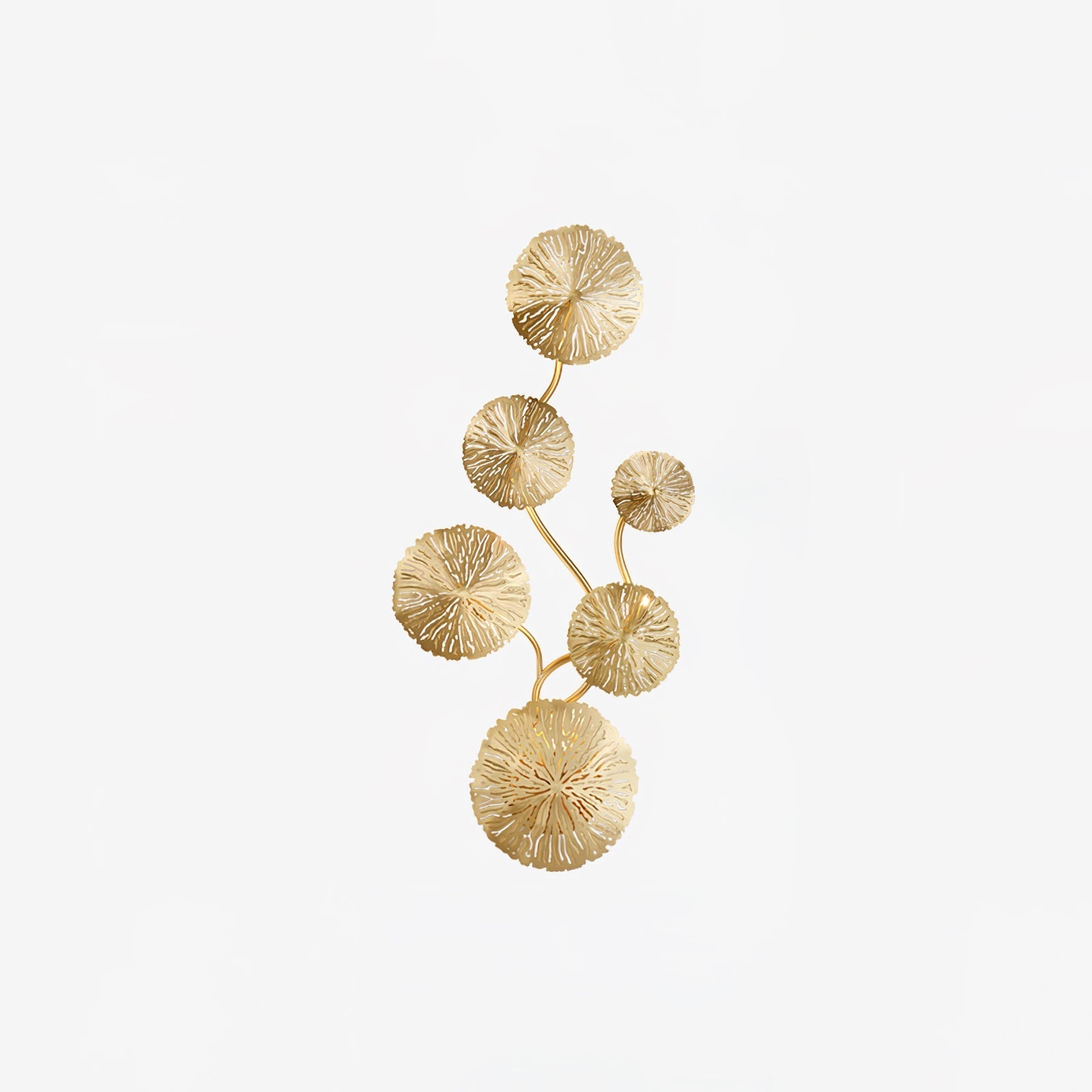 Lustra Wall Lamp Lotus Leaf Brass - Letslighting