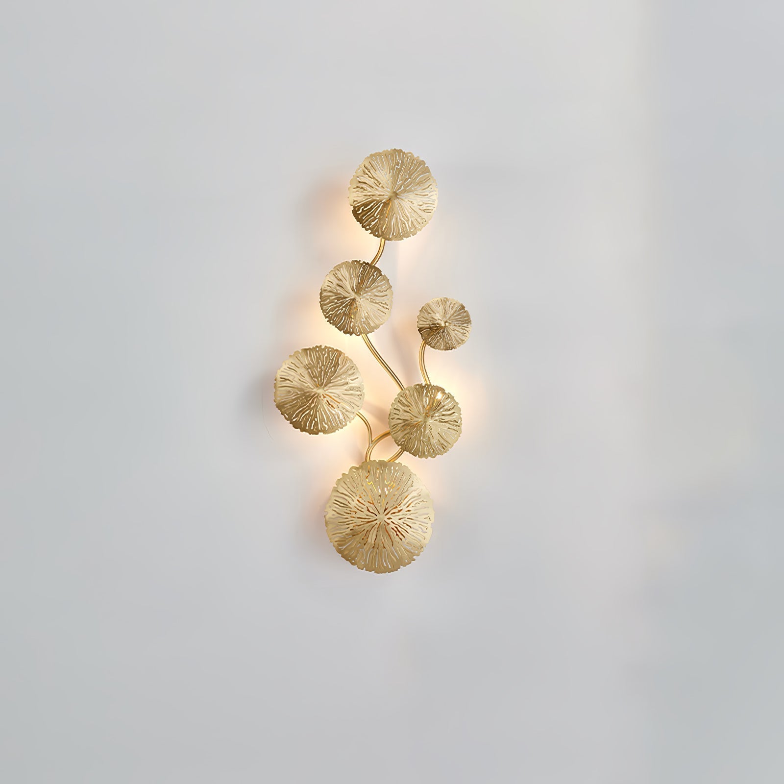 Lustra Wall Lamp Lotus Leaf Brass - Letslighting
