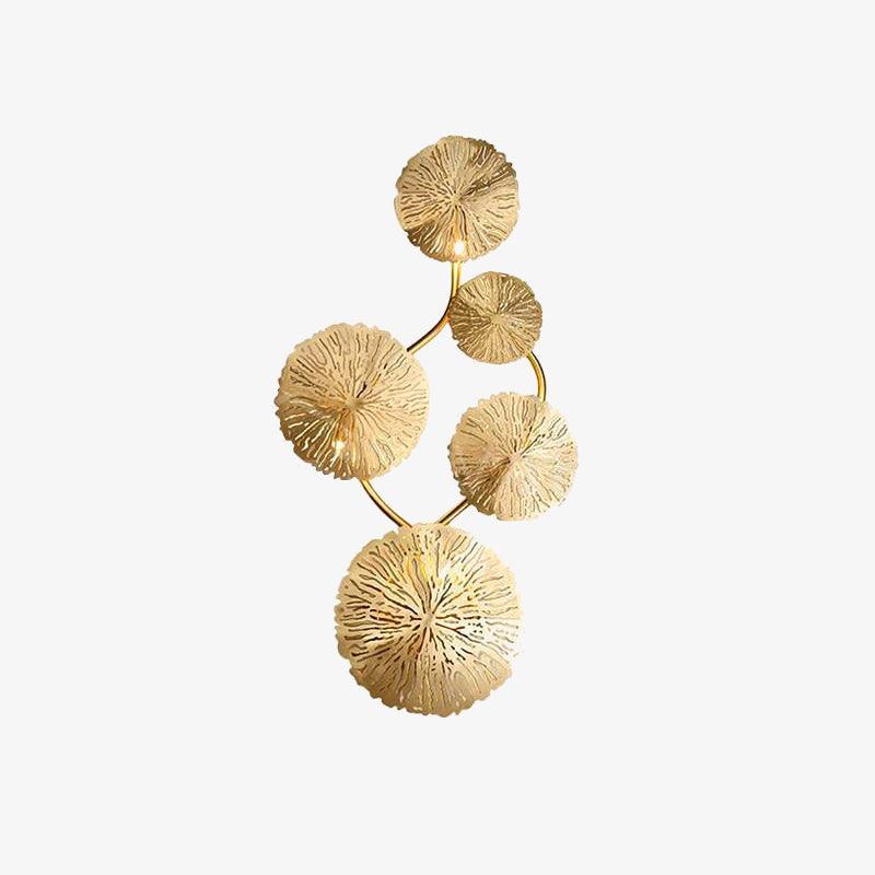 Lustra Wall Lamp Lotus Leaf Brass - Letslighting