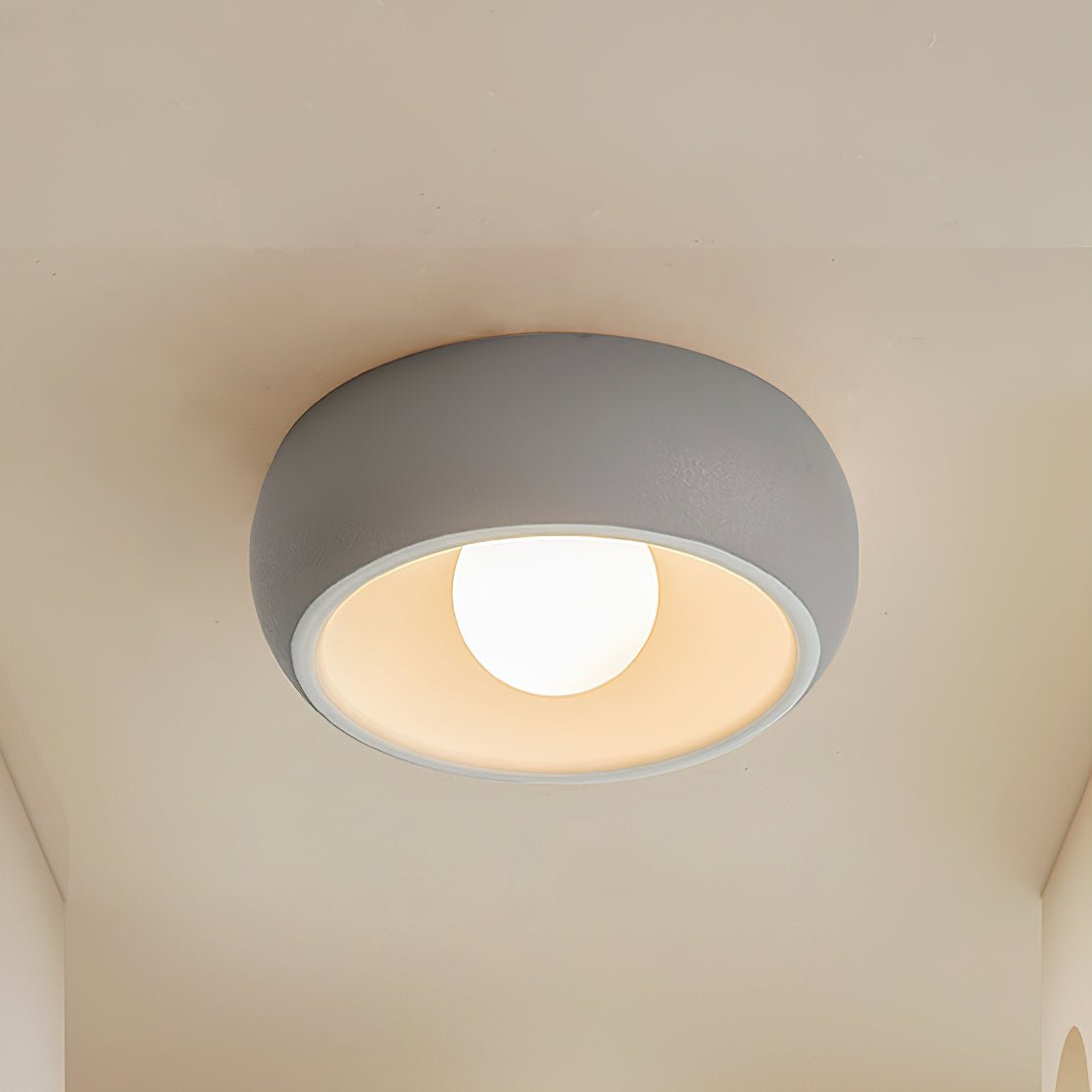 Louis Modern Minimalist Round Glass Ceiling Light - Letslighting