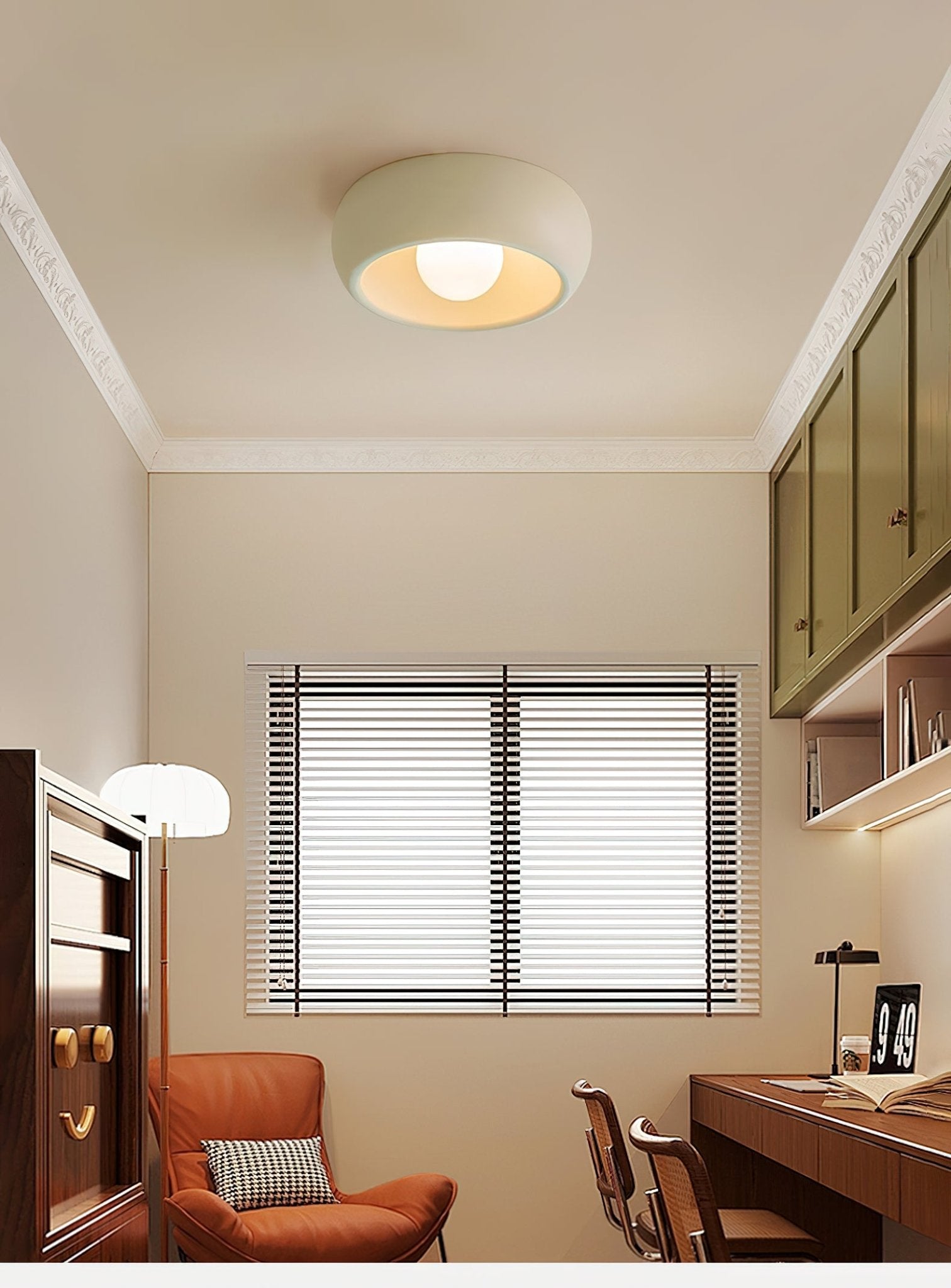 Louis Modern Minimalist Round Glass Ceiling Light - Letslighting
