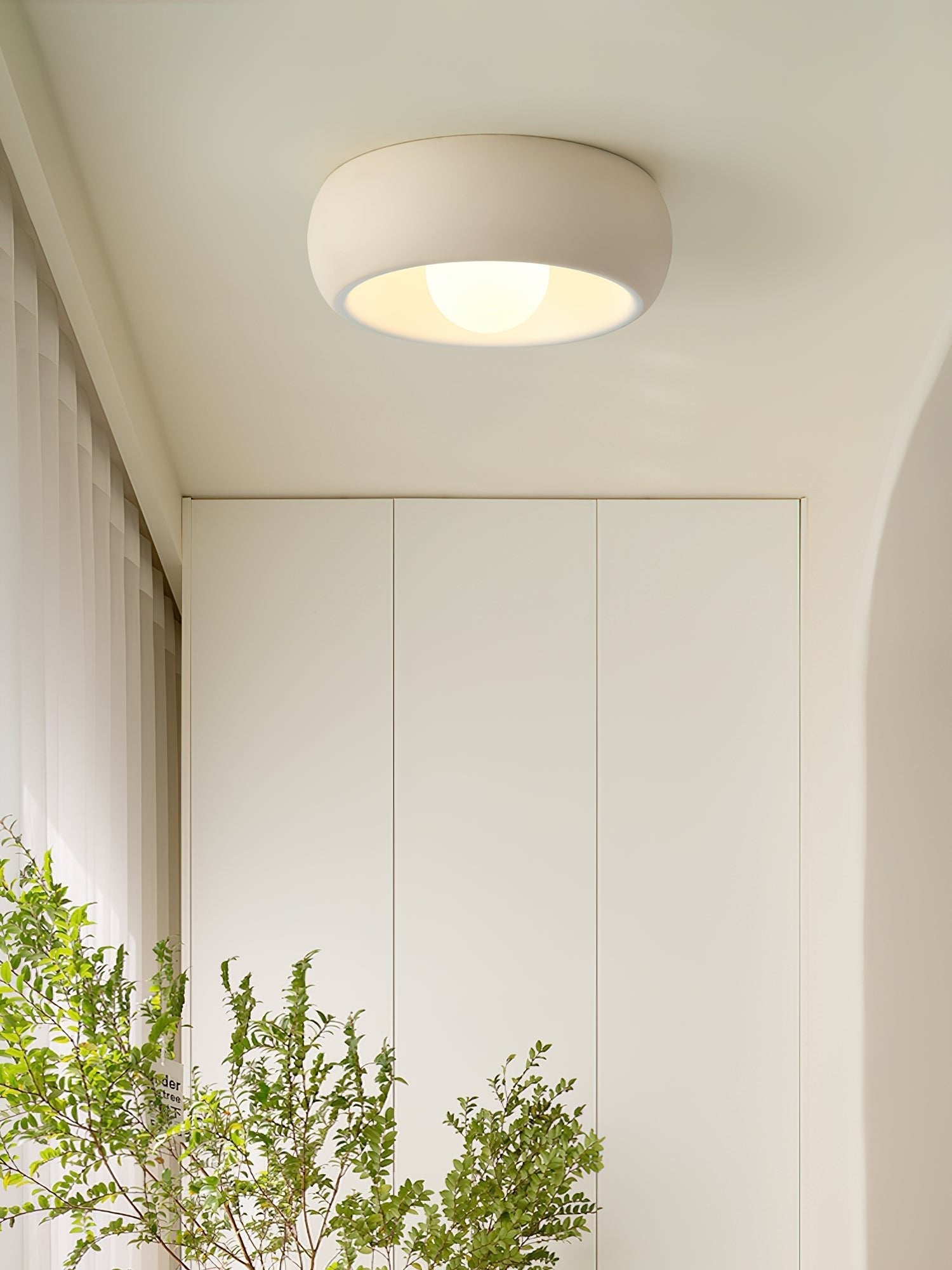 Louis Modern Minimalist Round Glass Ceiling Light - Letslighting