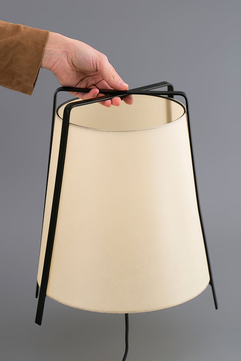 Lexis Fabric Scandinavian Table Lamp - Letslighting