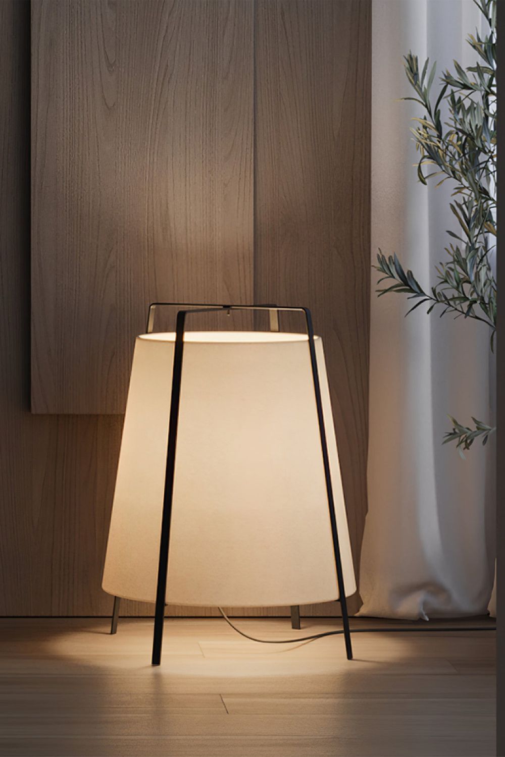 Lexis Fabric Scandinavian Table Lamp - Letslighting