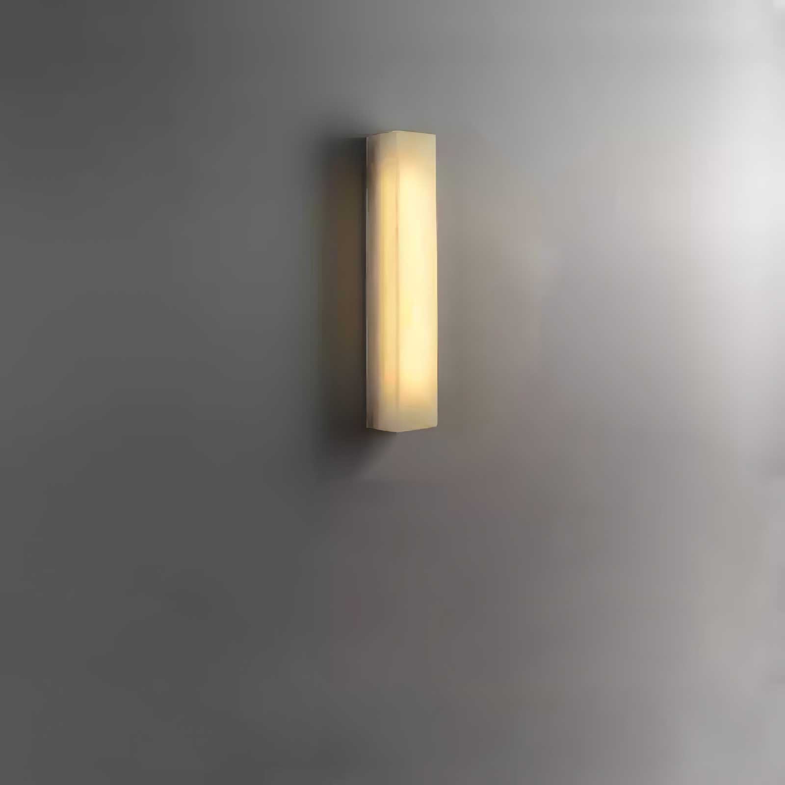 Irina Cylindrical Alabaster Wall Light - Letslighting