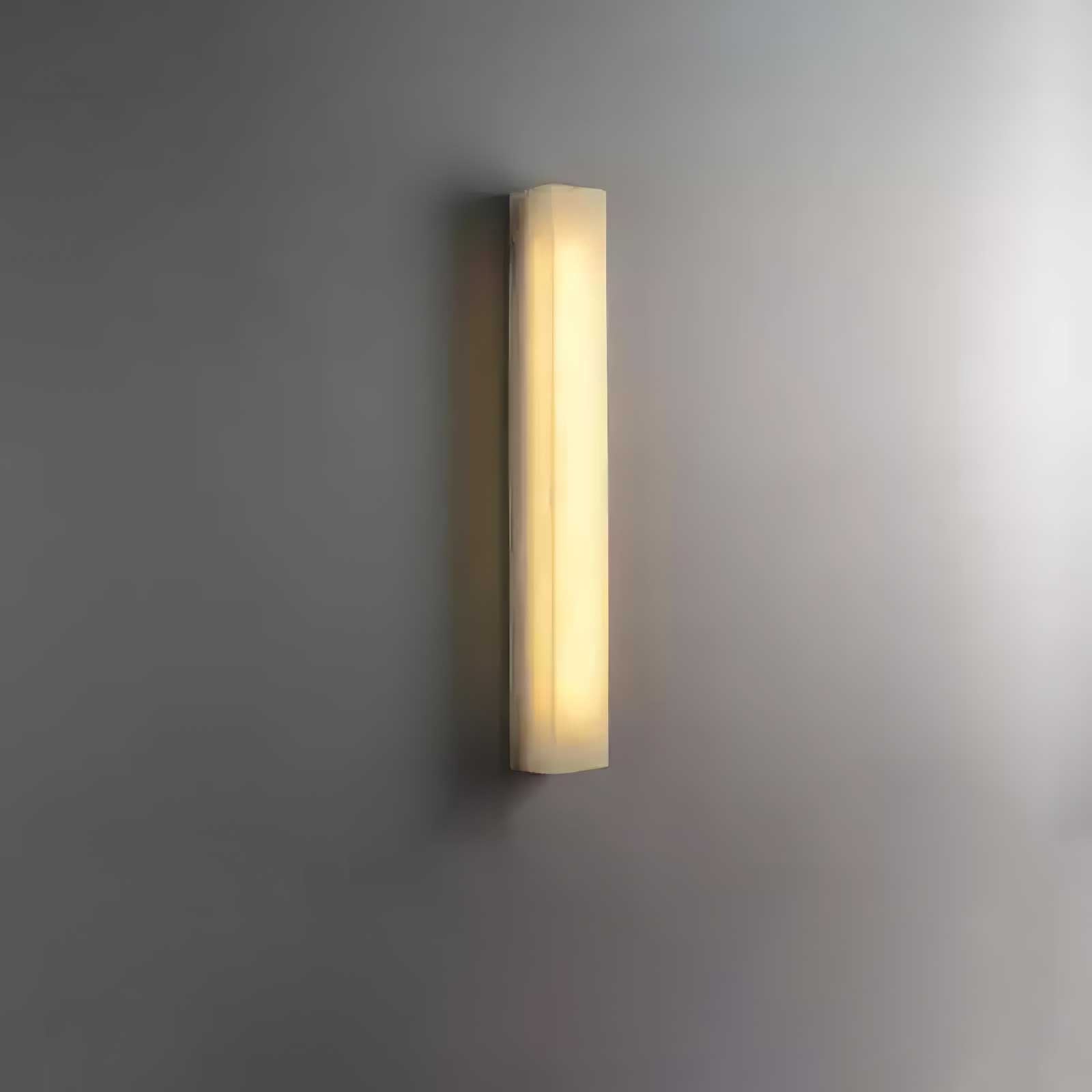 Irina Cylindrical Alabaster Wall Light - Letslighting
