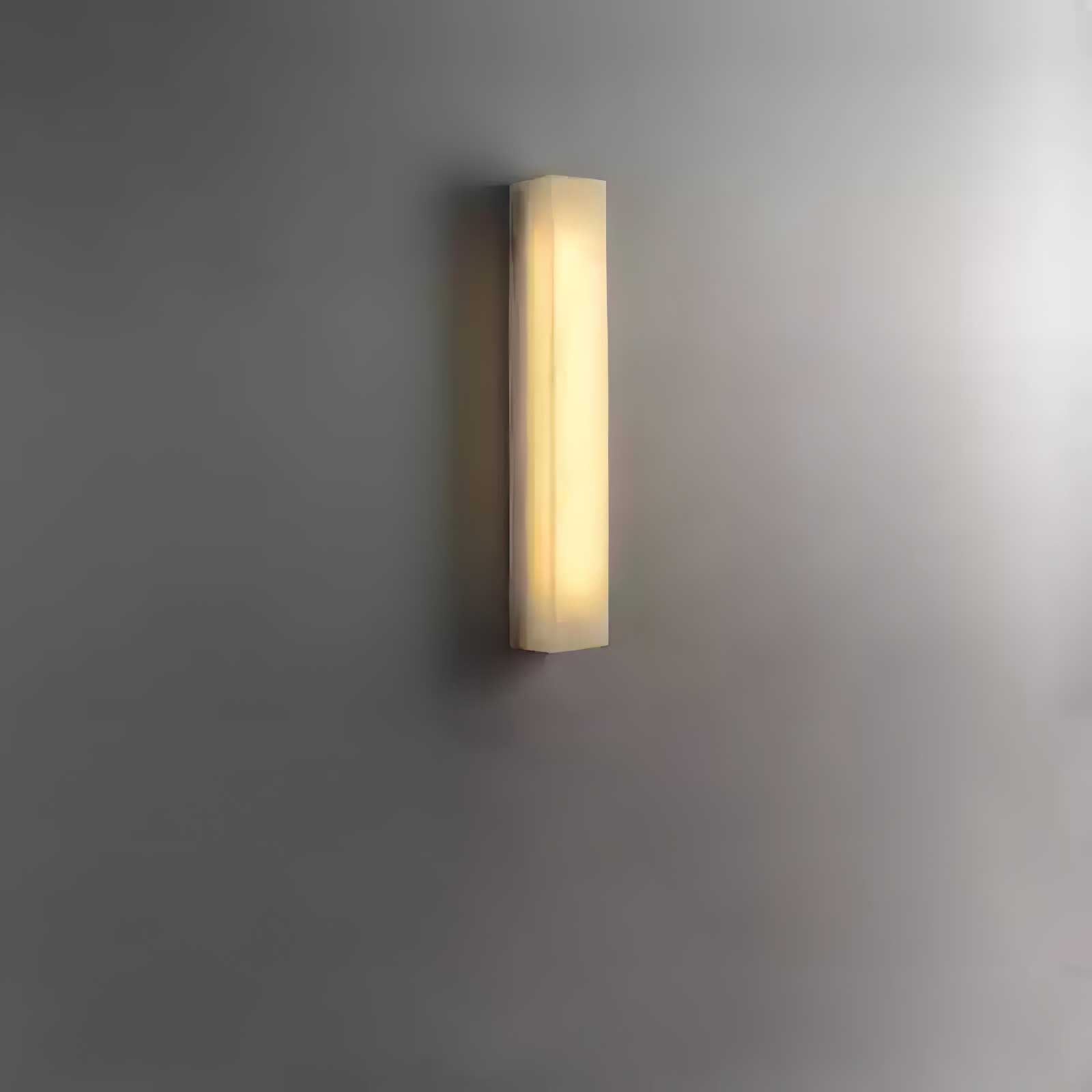 Irina Cylindrical Alabaster Wall Light - Letslighting