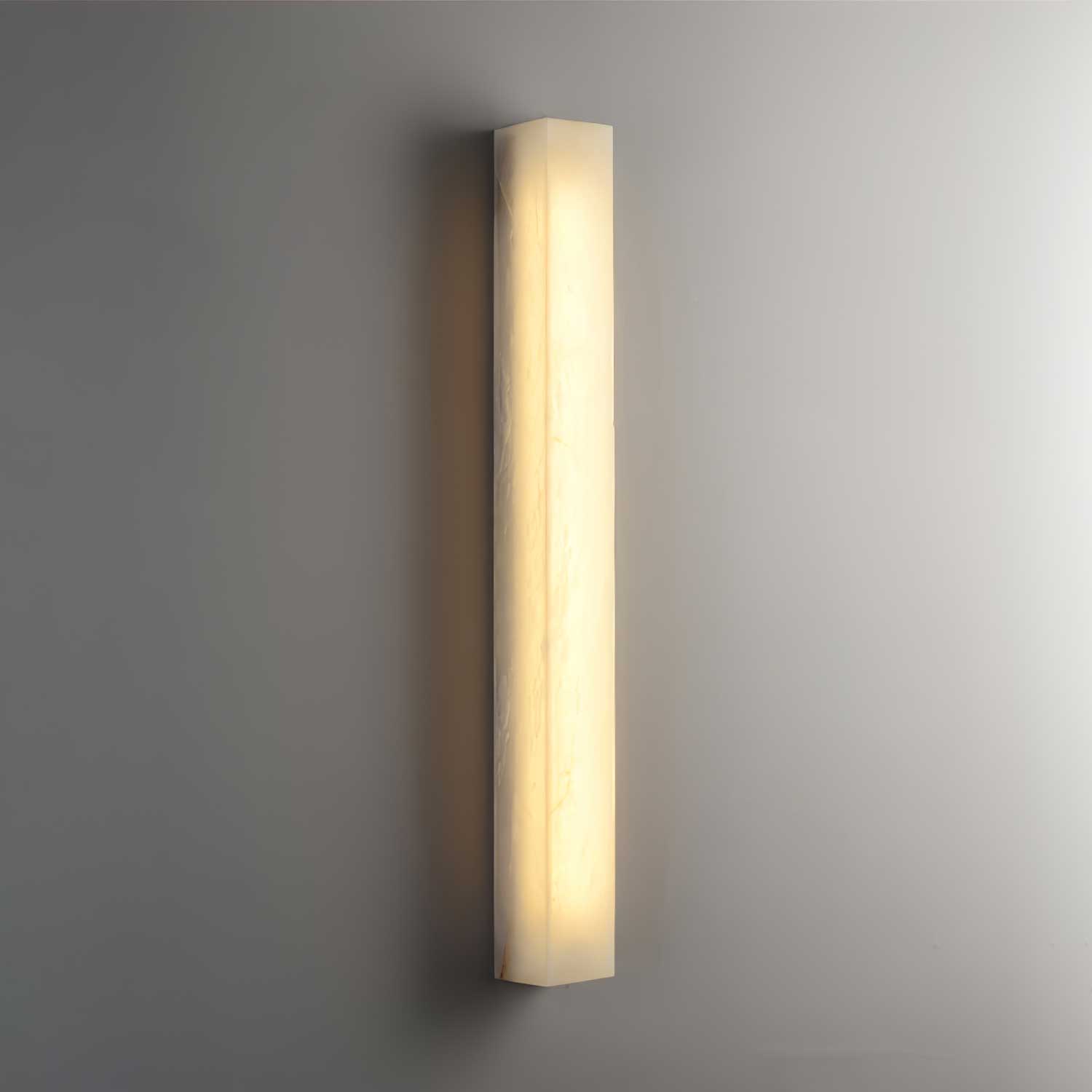 Irina Cylindrical Alabaster Wall Light - Letslighting