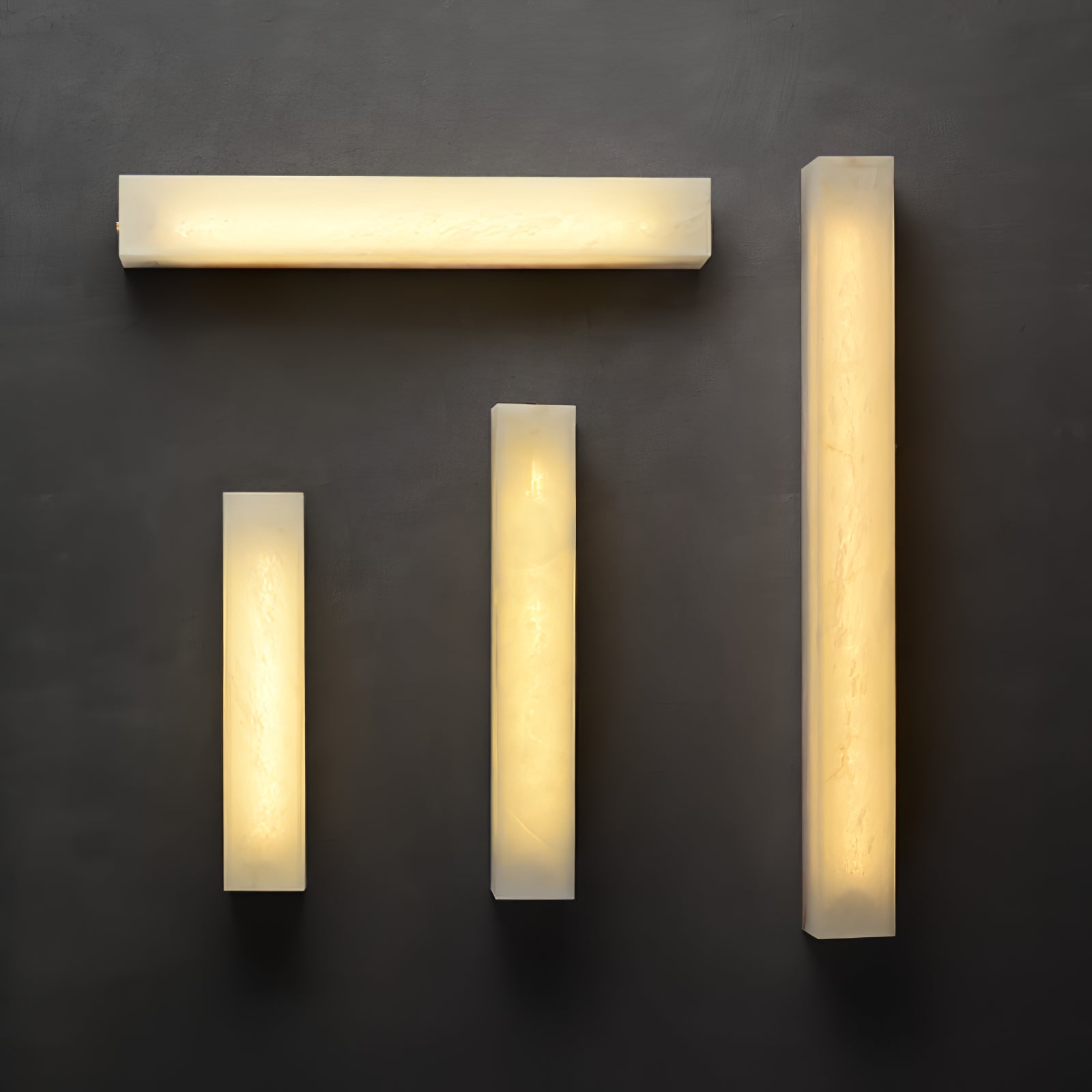 Irina Cylindrical Alabaster Wall Light - Letslighting