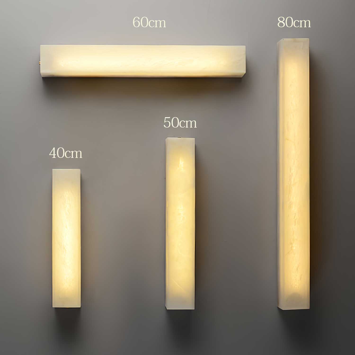 Irina Cylindrical Alabaster Wall Light - Letslighting