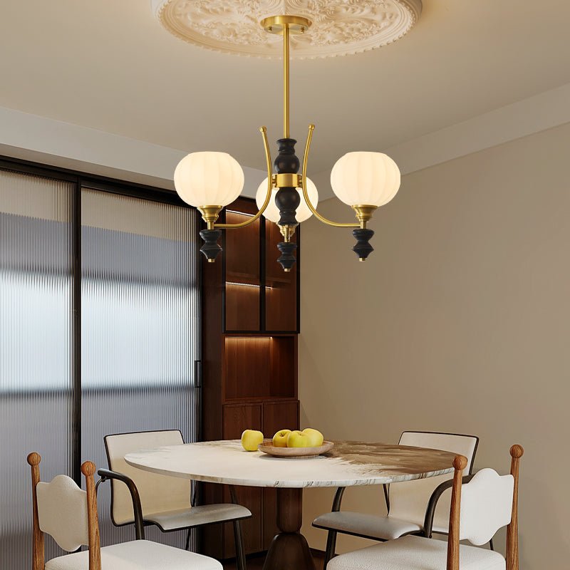 Zavenen Traditional Elegance Vintage Brass Wood Chandelier - Letslighting