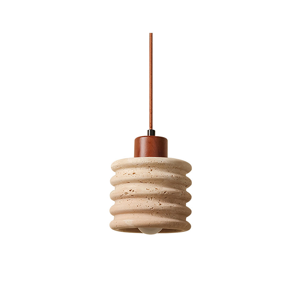 Burlat Pendant Light Travertine - Letslighting