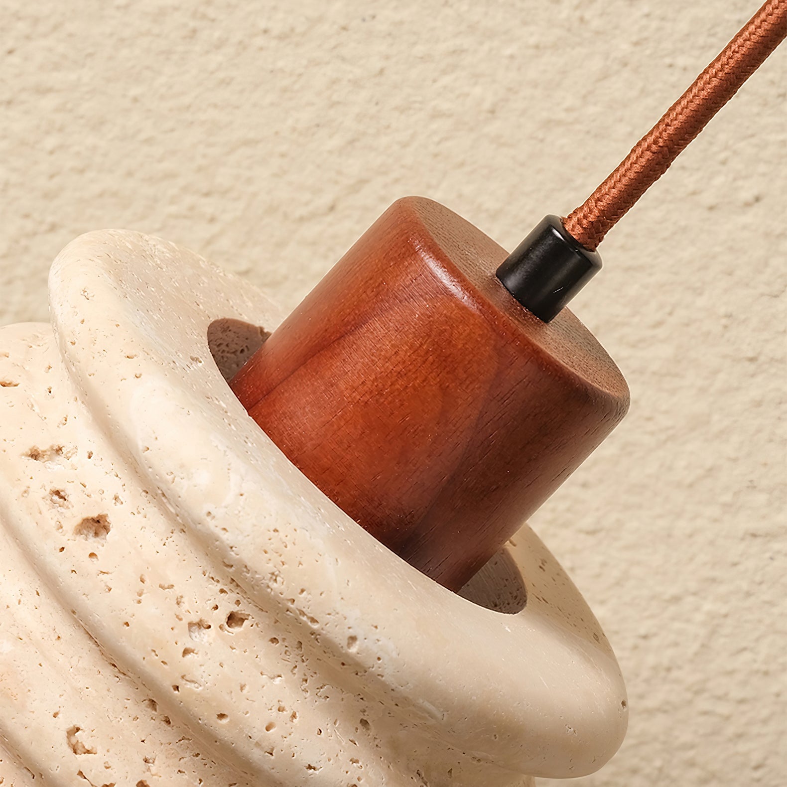 Burlat Pendant Light Travertine - Letslighting