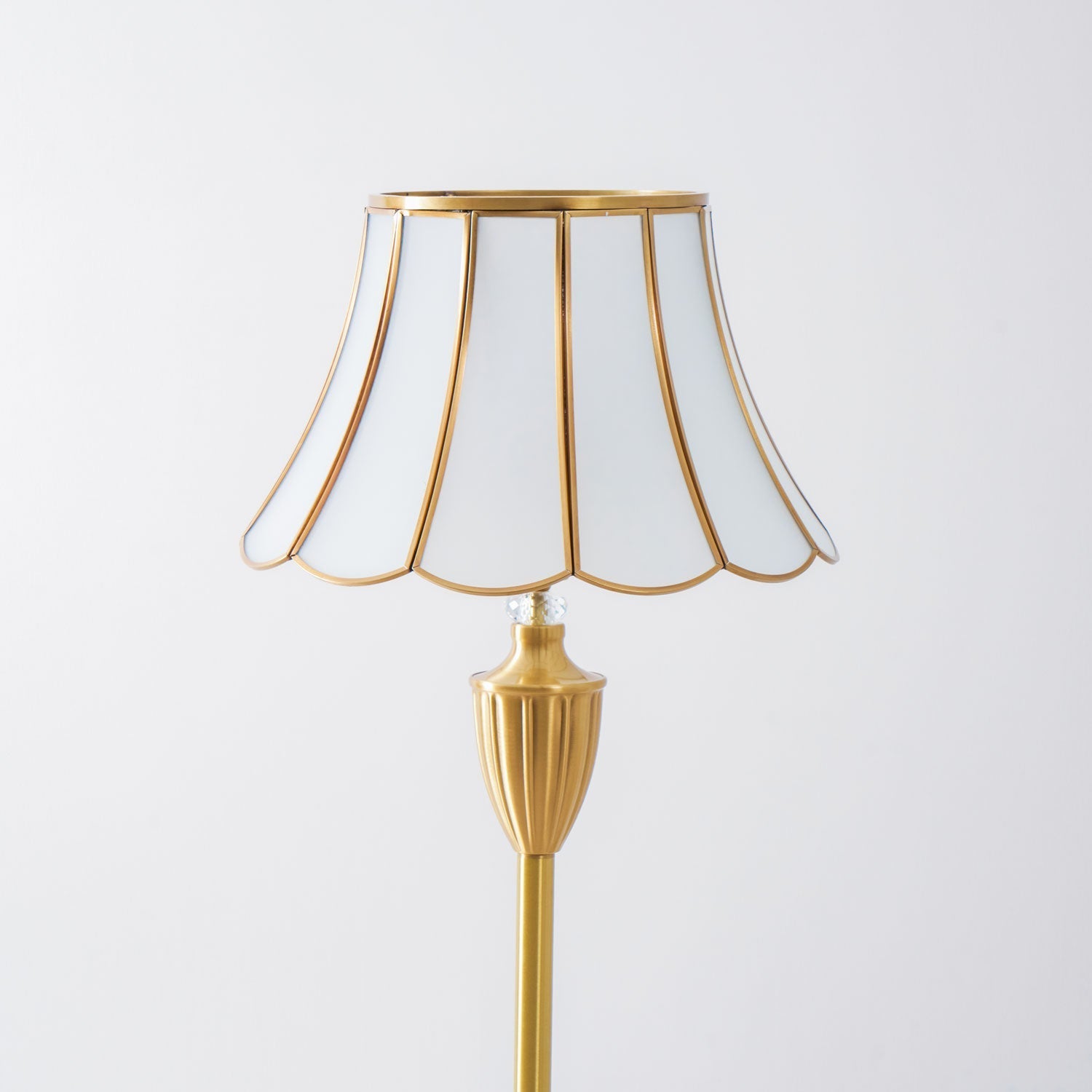 Quell Brass Luxury Floor Lamp - Letslighting