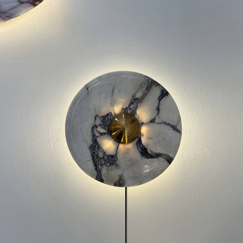 Mydorila Nordic Art Plug Marble Wall Lamp - Letslighting