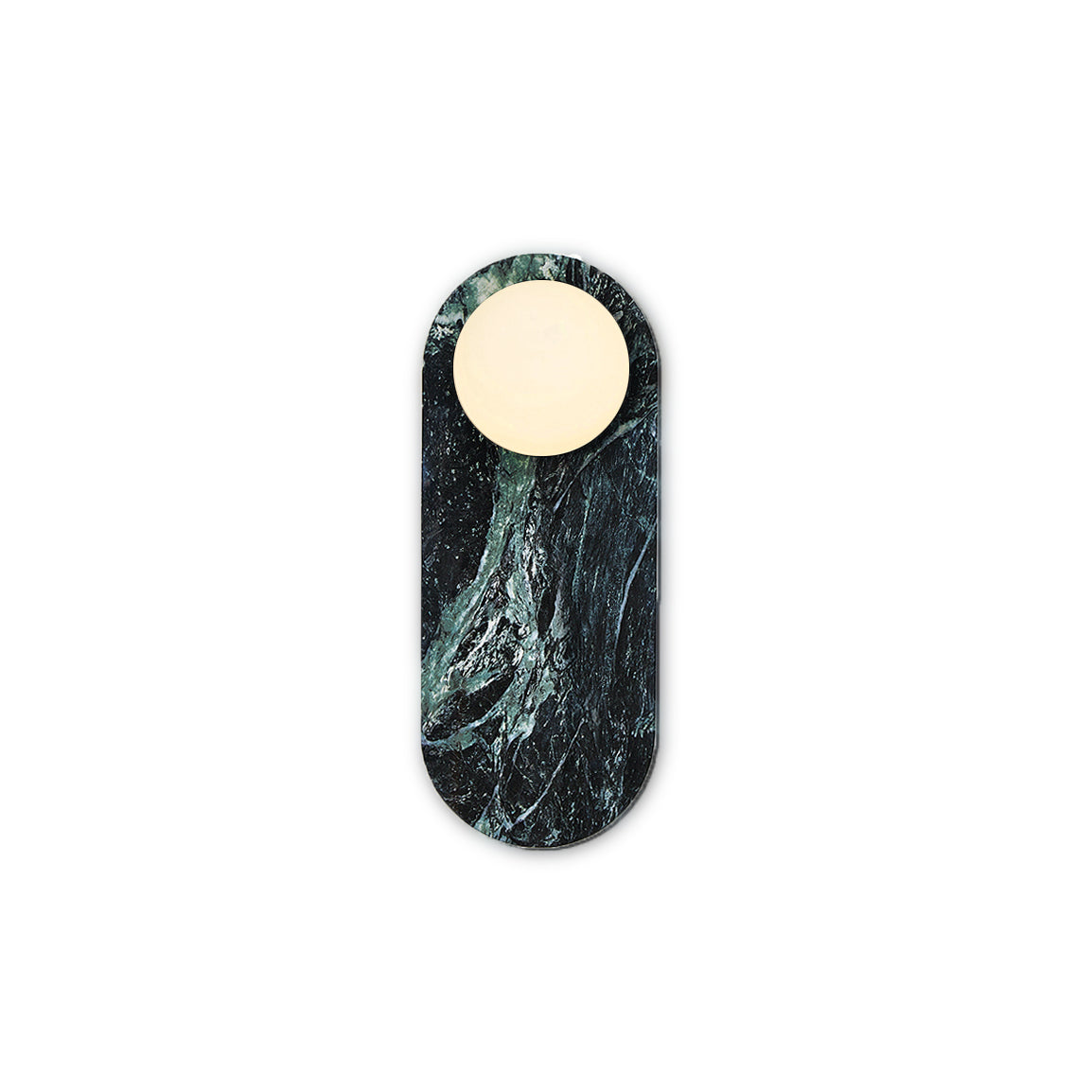 Avi Oval Wall Lamp  Marble