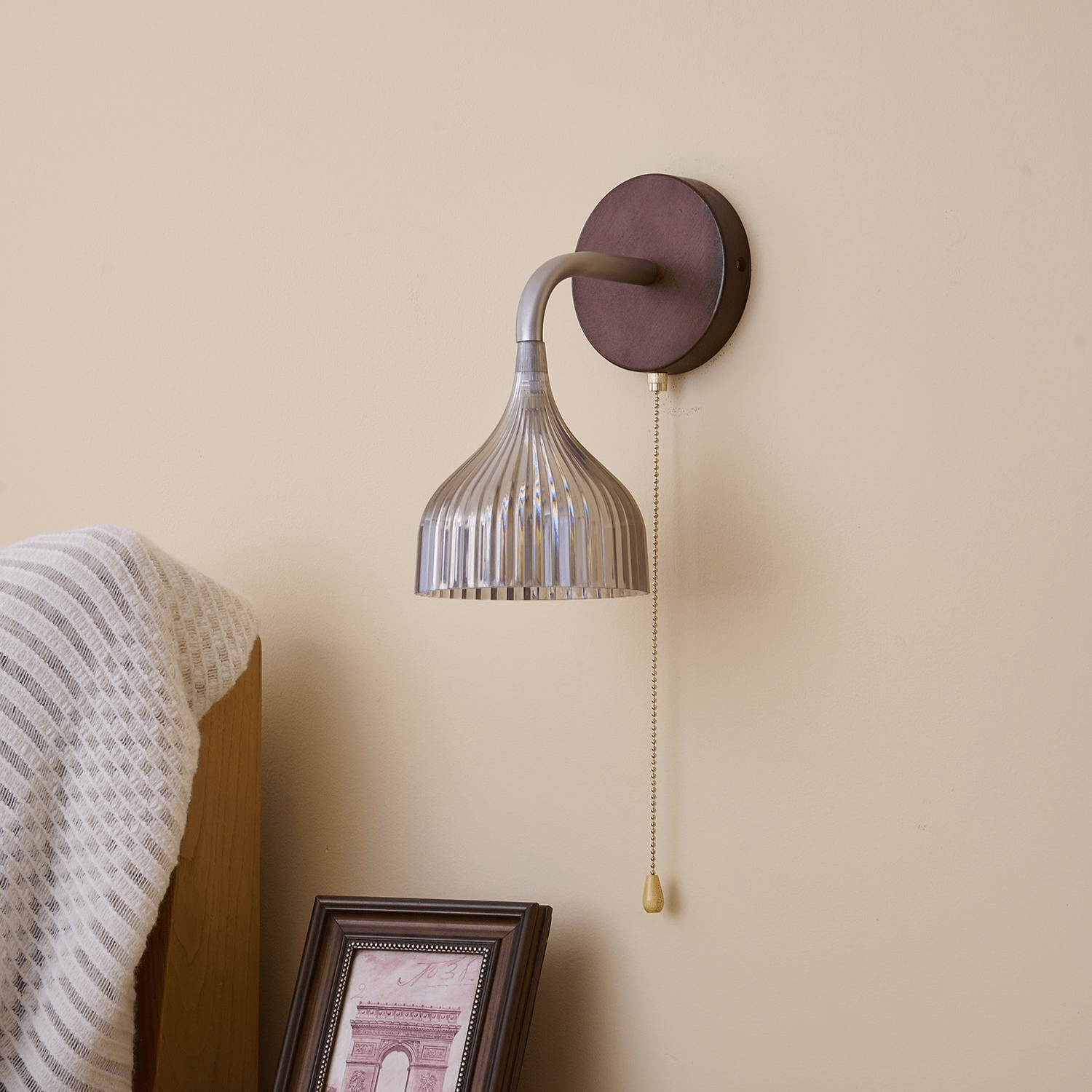 Cimararae Elegance Classic Wood Wall Lamp - Letslighting