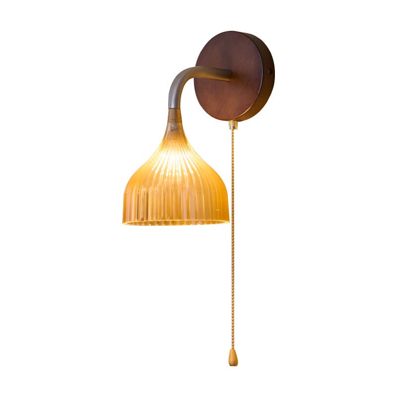 Cimararae Elegance Classic Wood Wall Lamp - Letslighting