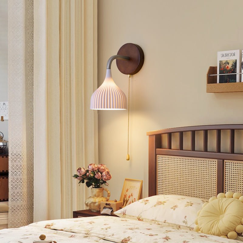 Cimararae Elegance Classic Wood Wall Lamp - Letslighting