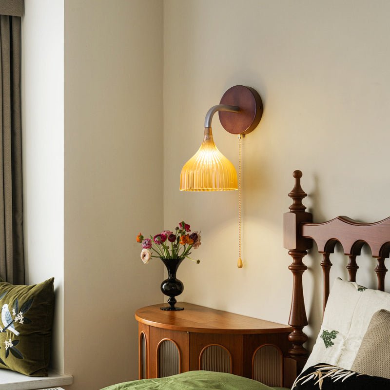 Cimararae Elegance Classic Wood Wall Lamp - Letslighting