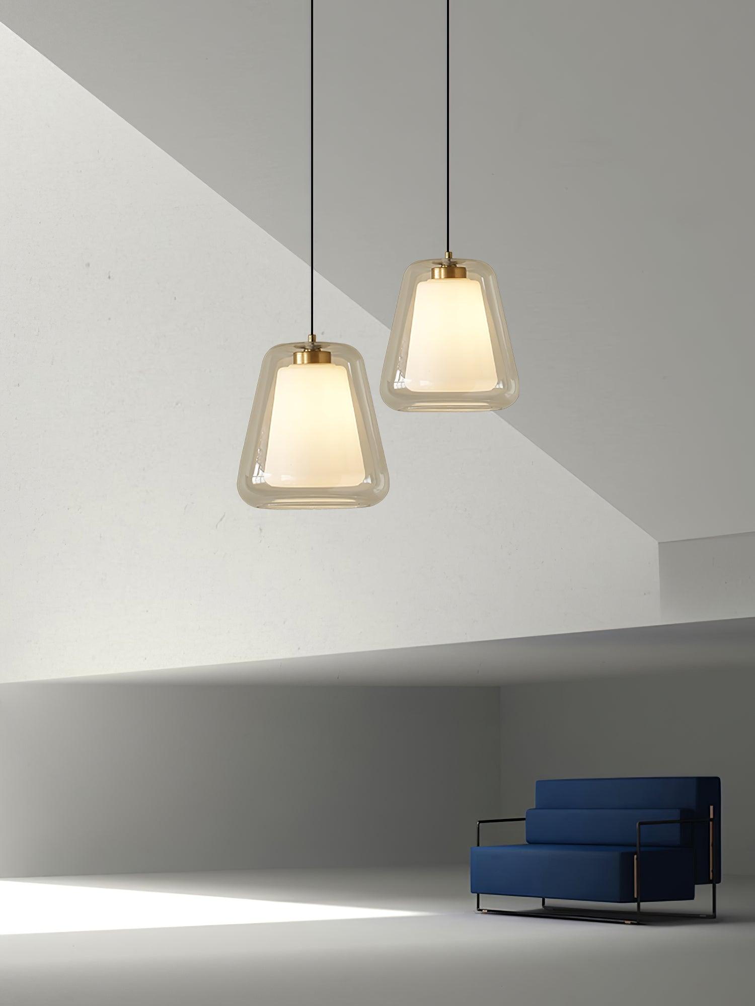 Velorace Gold Contemporary Pendant Light - Letslighting