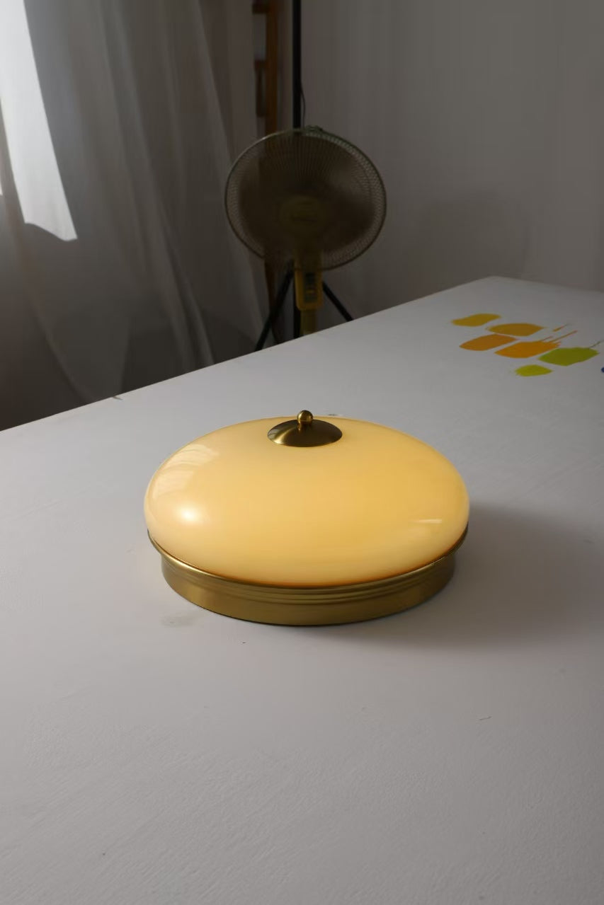 Vatalisra Modern Minimalist Round Glass Ceiling Light - Letslighting