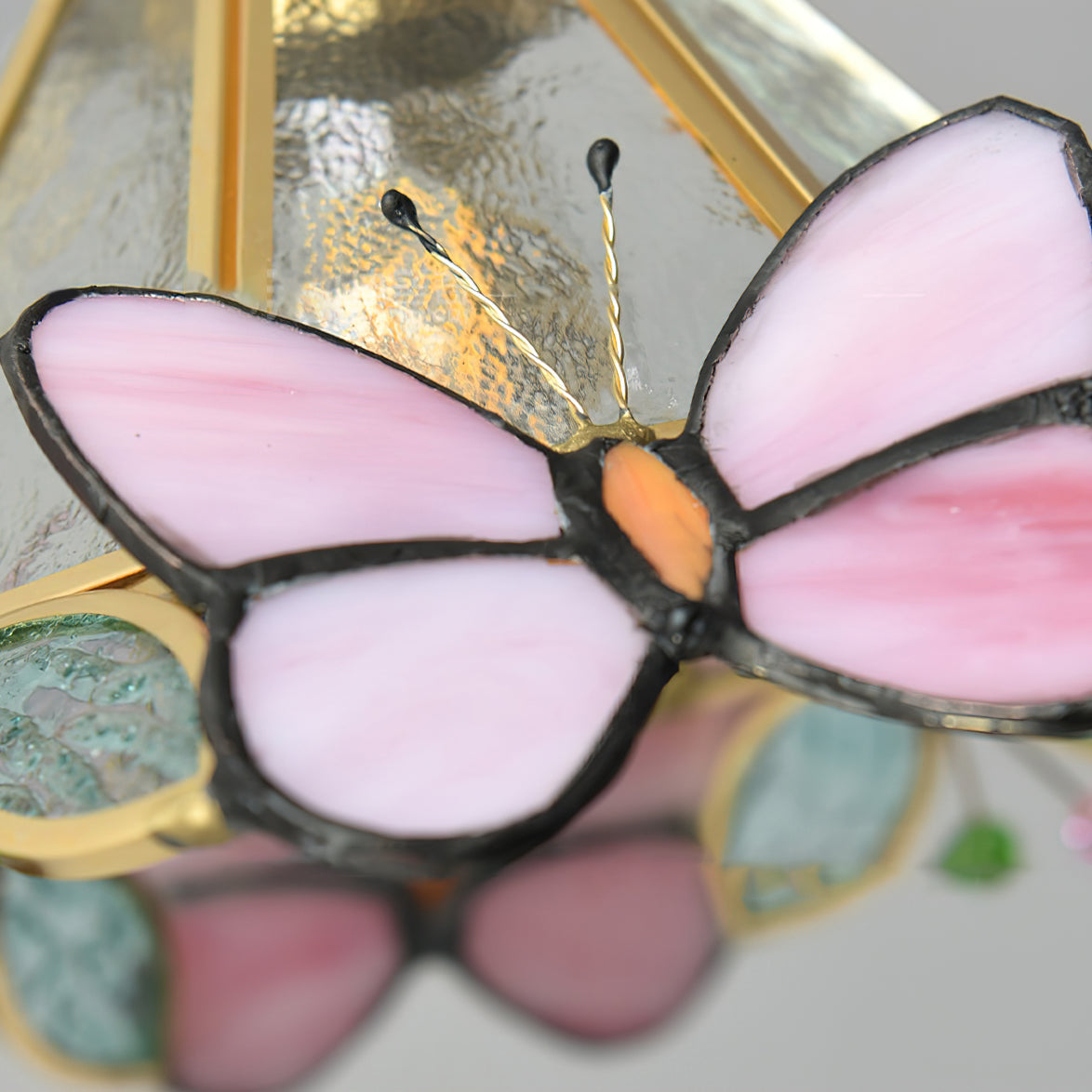 Tiffany Butterfly Wall Lamp Glass - Letslighting