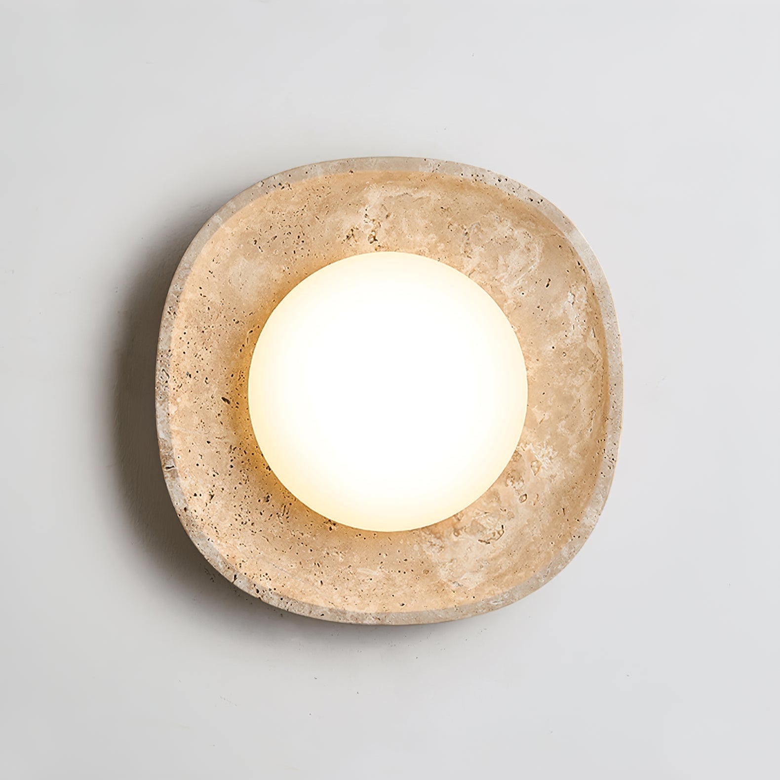 Lena Travertine Ceiling Light - Letslighting