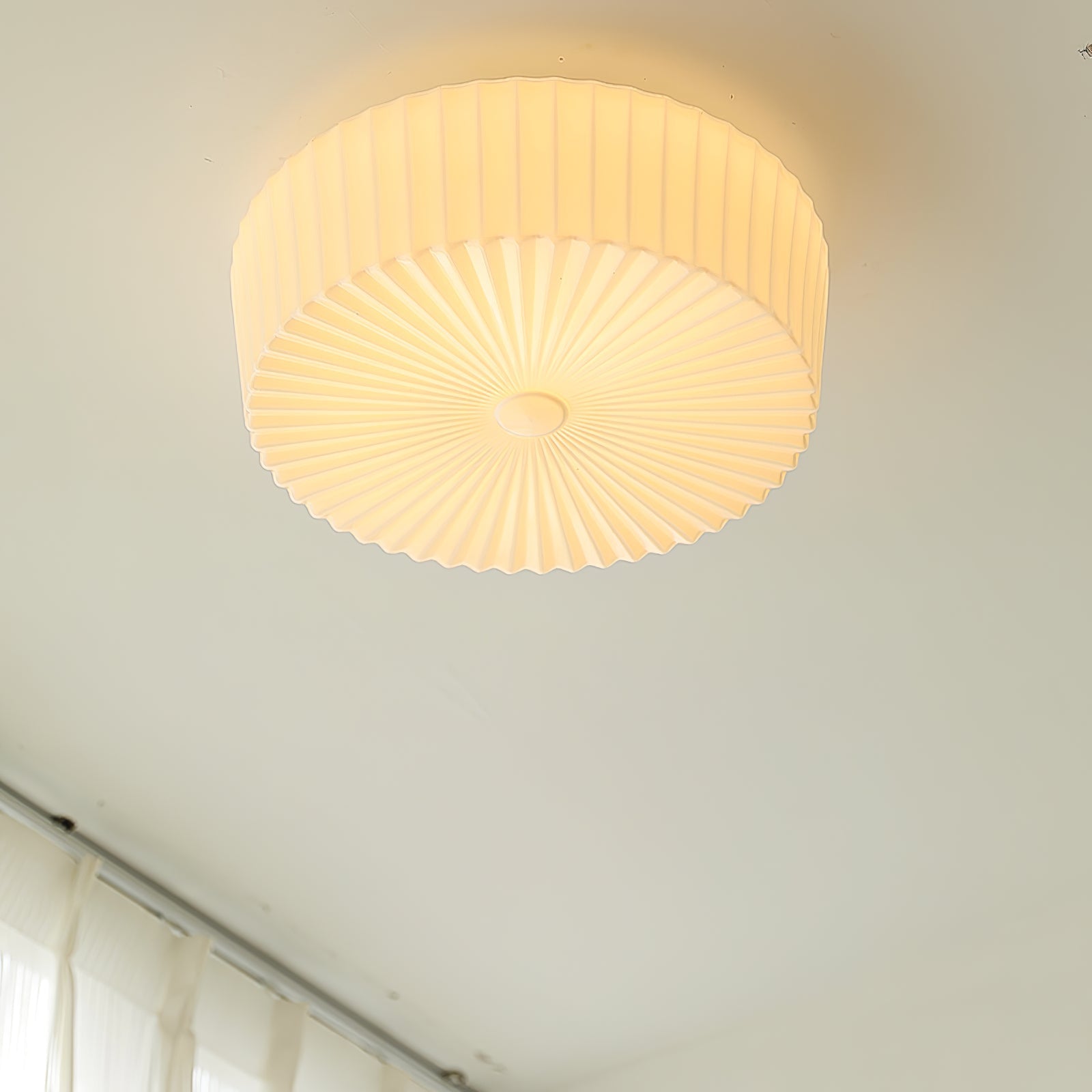 Lustra Ceiling Light Drum Glass Radiant - Letslighting